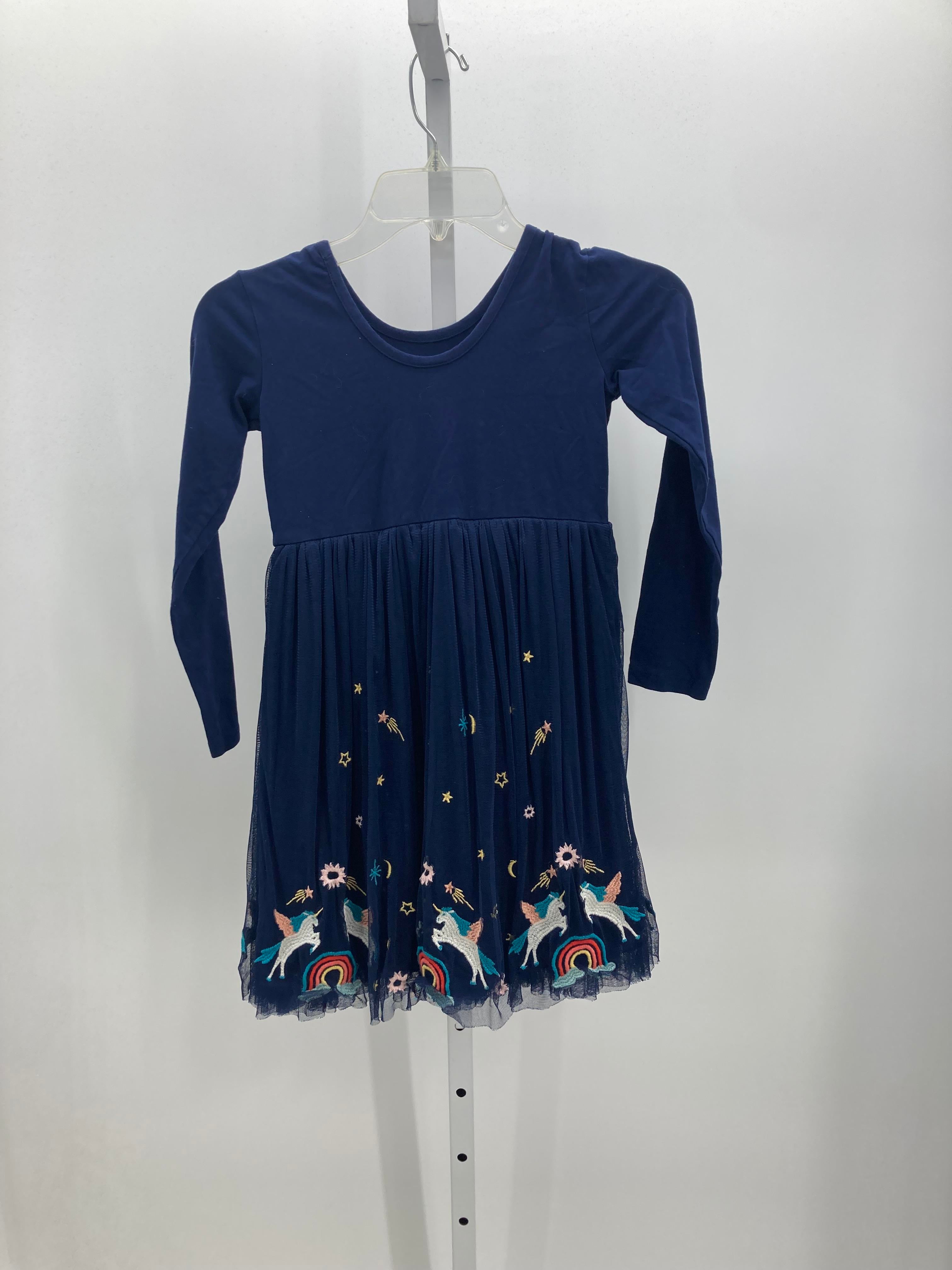 Hanna Anderson Size 8 Girls Long Sleeve Dress