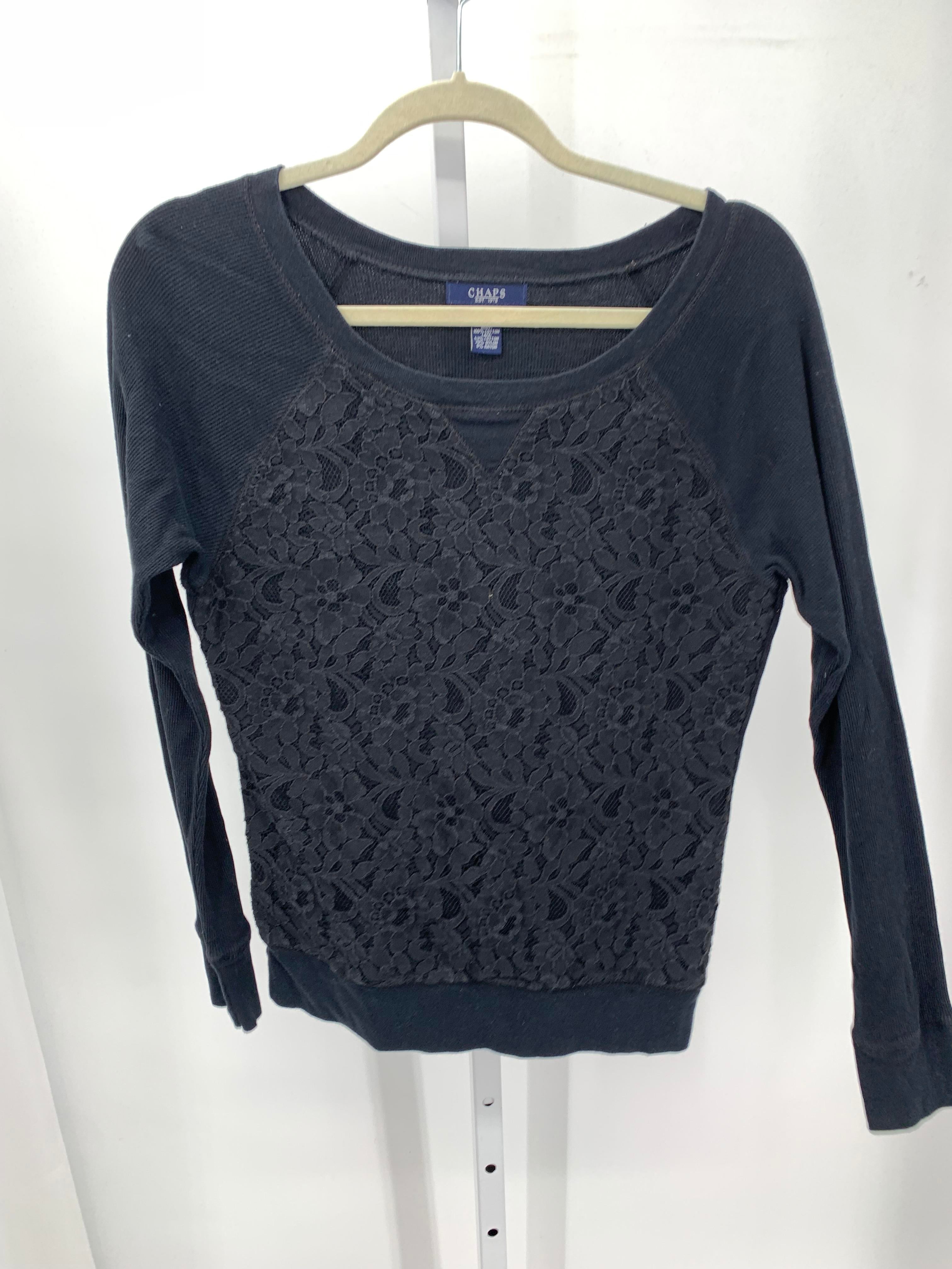 Chaps Size Medium Misses Long Sleeve Shirt