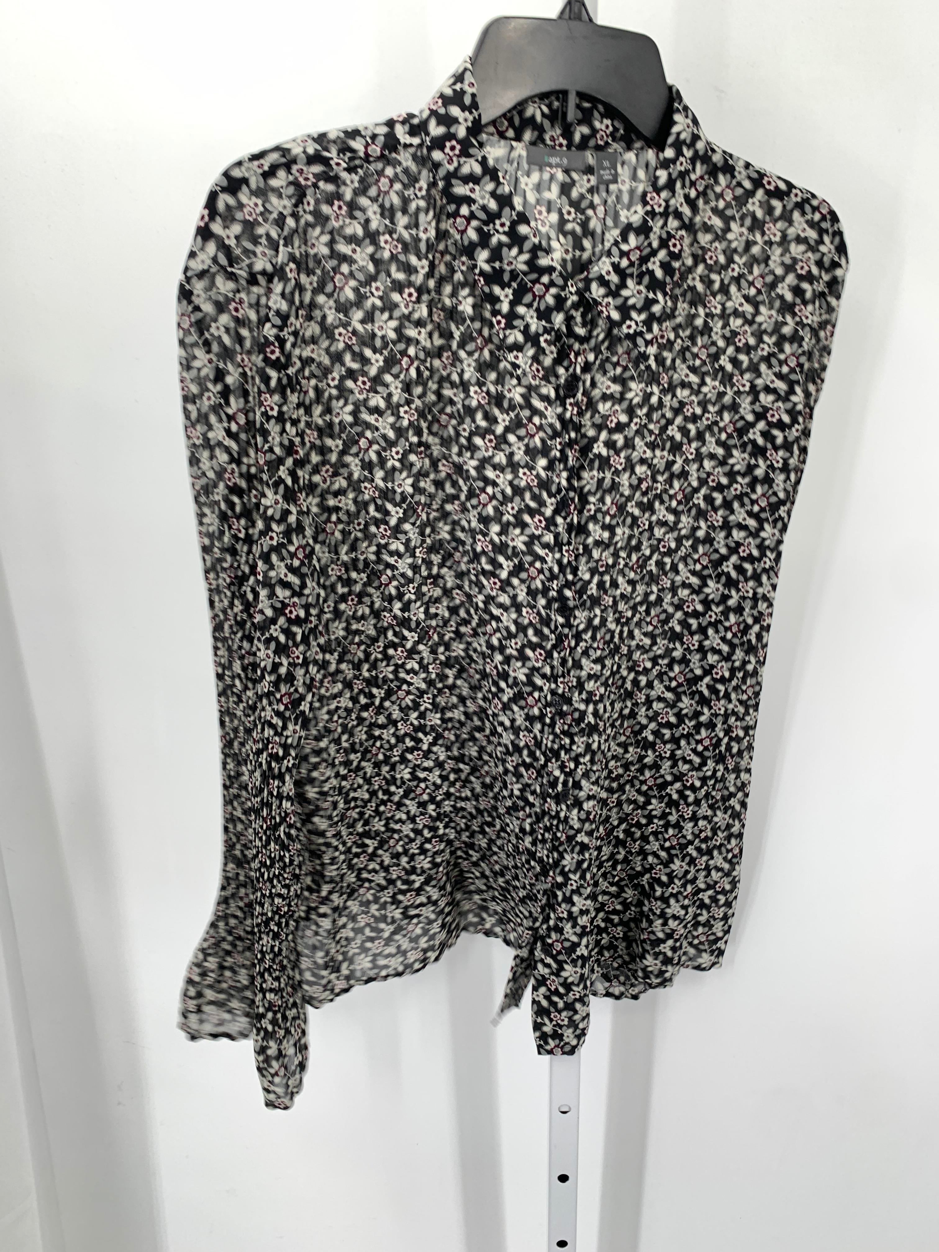 Apt. 9 Size Extra Large Misses Long Sleeve Shirt