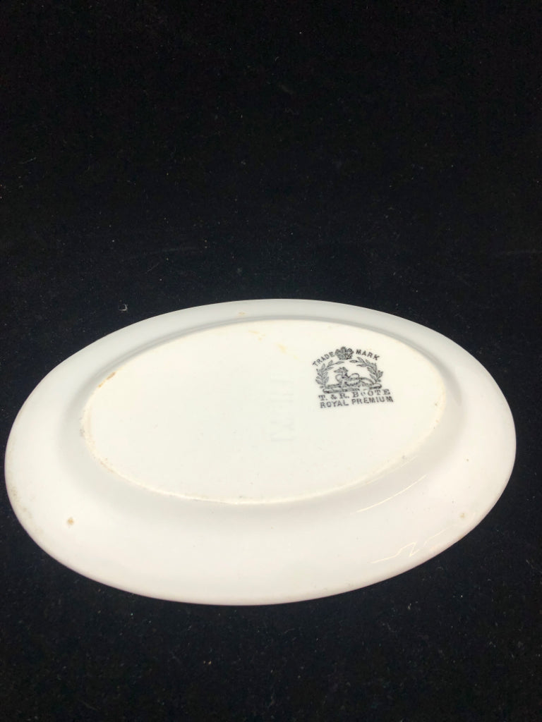 VTG SM T&R BOOT OVAL PLATTER.