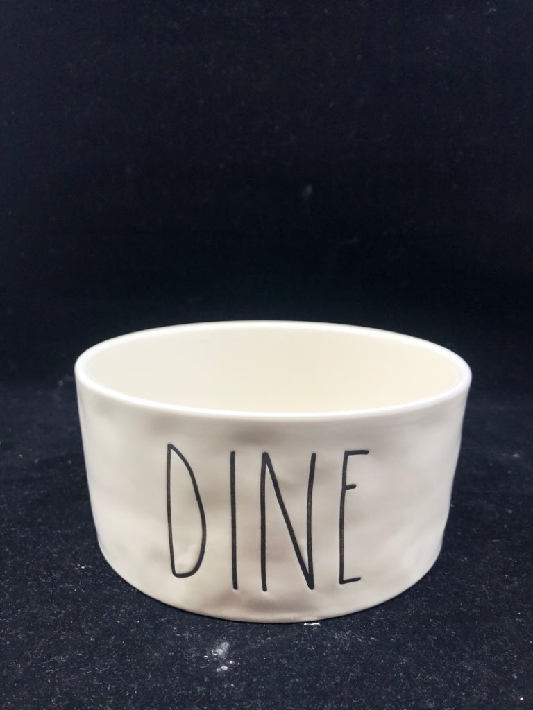 RAE DUNN DINE PET BOWL.