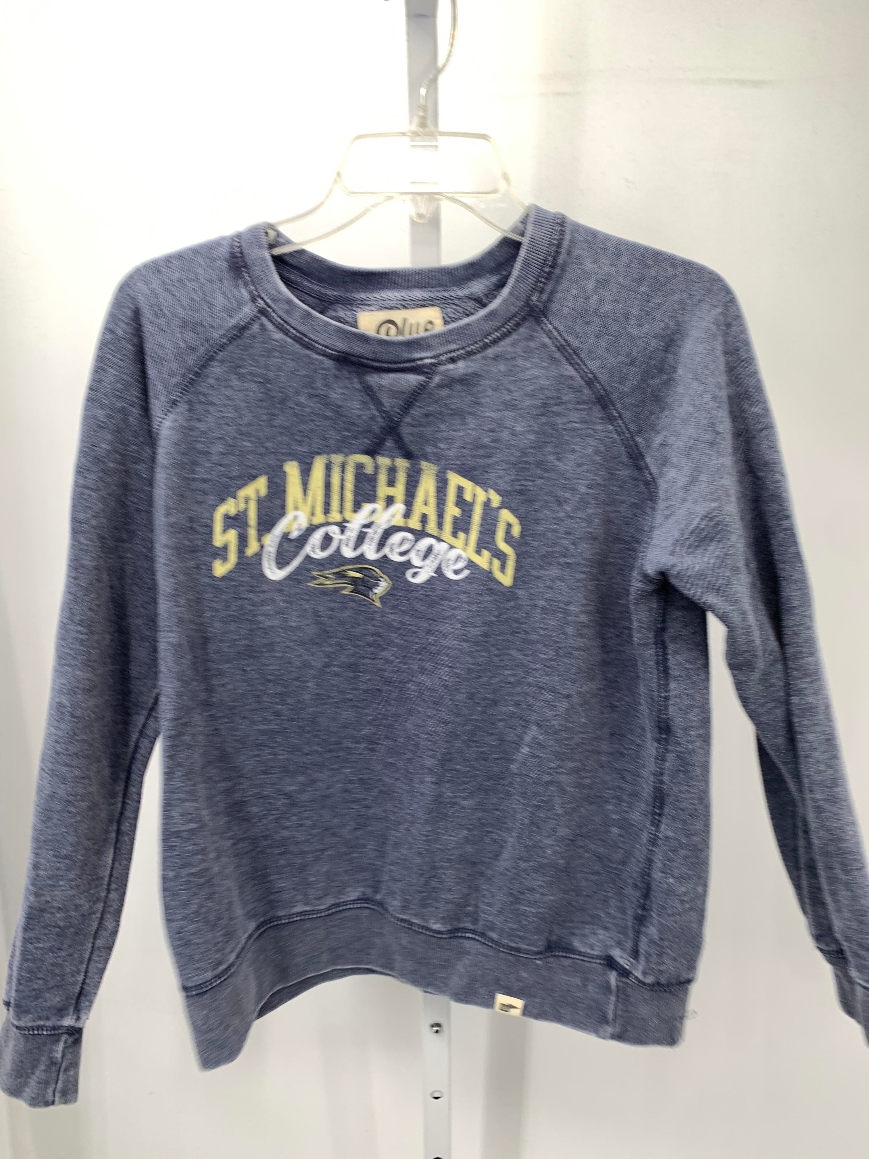 Blue 84 Size Medium Misses Long Sleeve Shirt