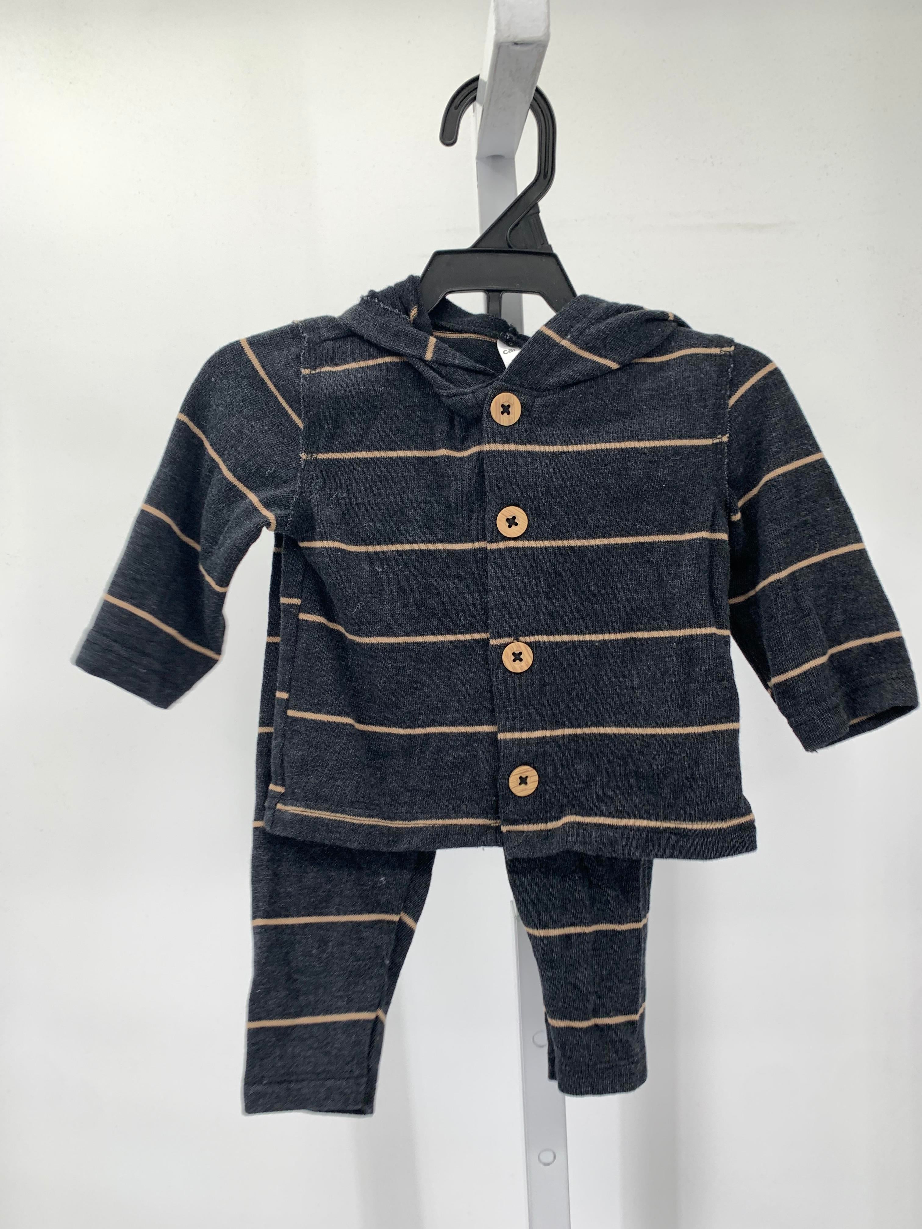 STRIPES HOODED SHIRT AND PANTS