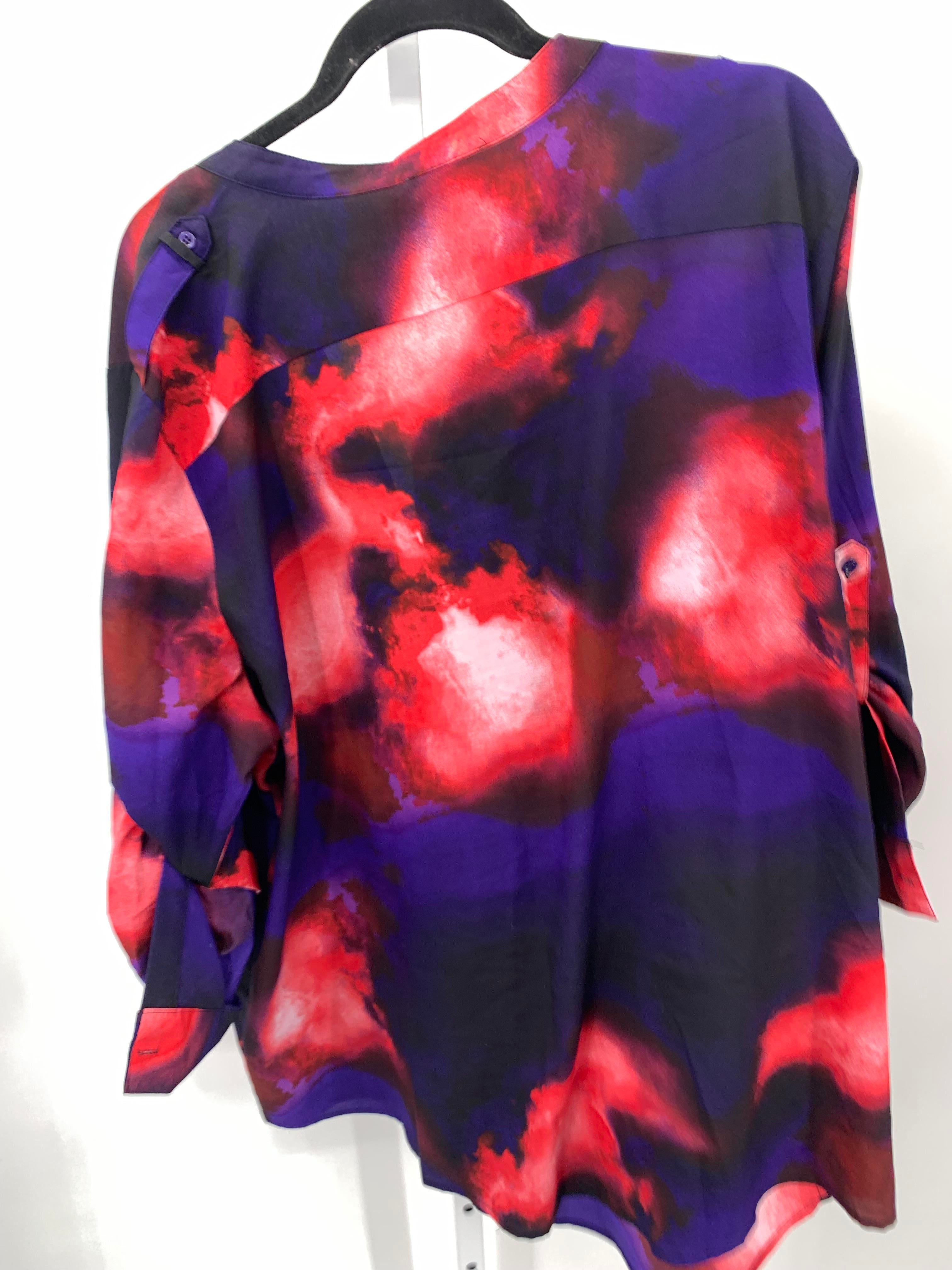 Calvin Klein Size 3X Womens Long Sleeve Shirt