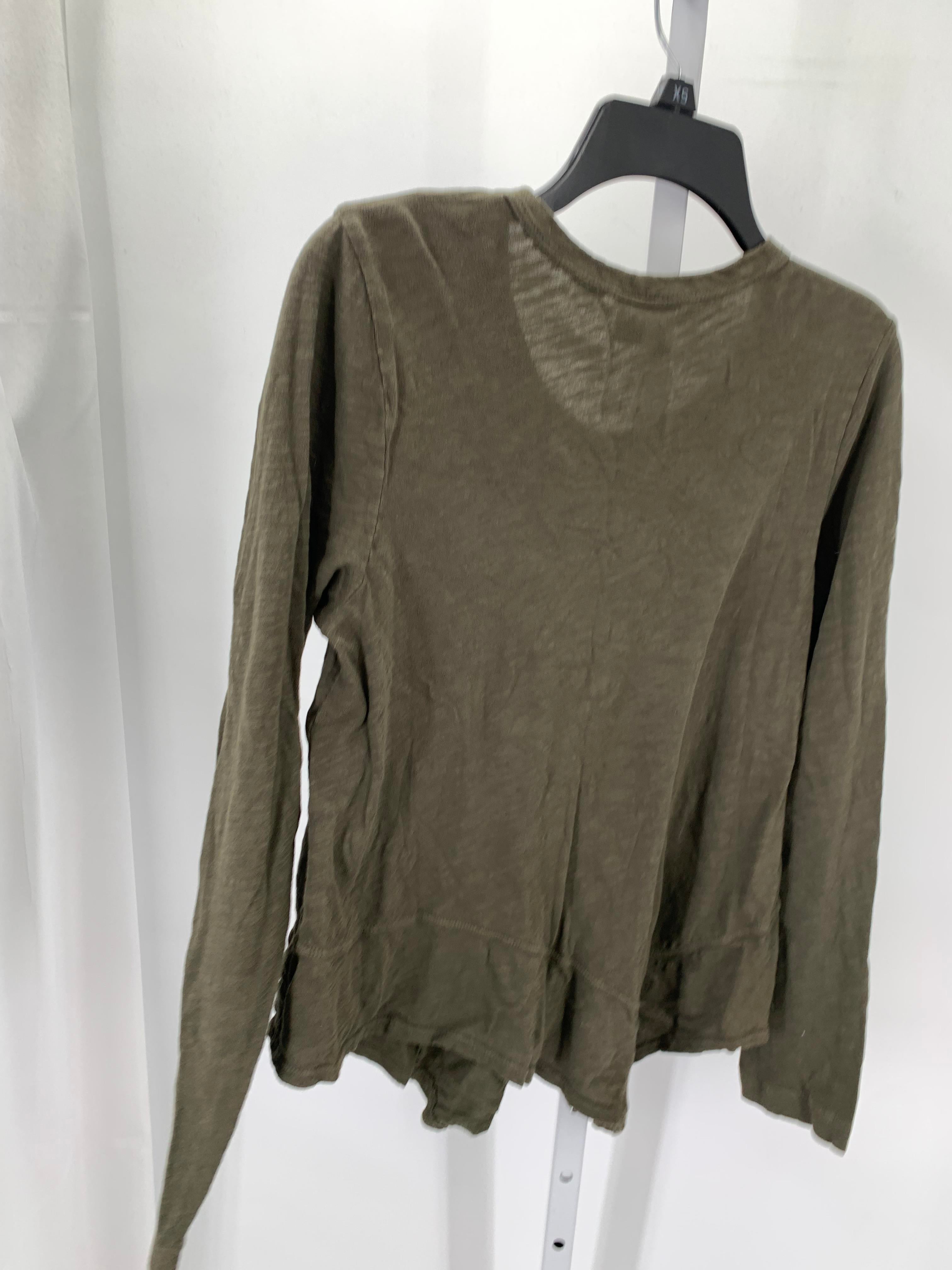 Left & Center Size Small Misses Long Sleeve Shirt
