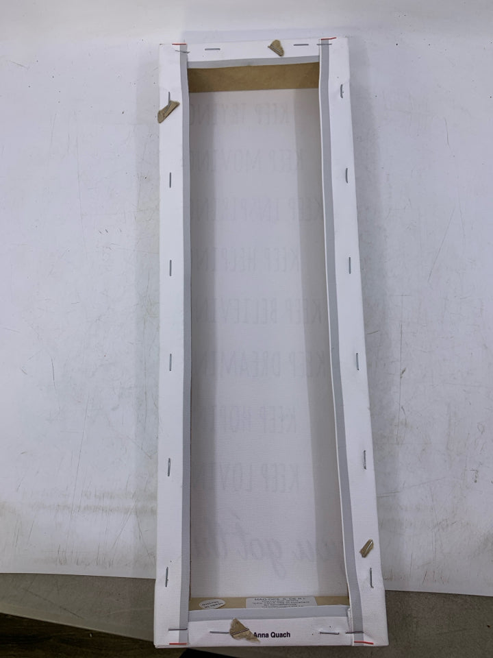 KEEP TRYING WHITE CANVAS.