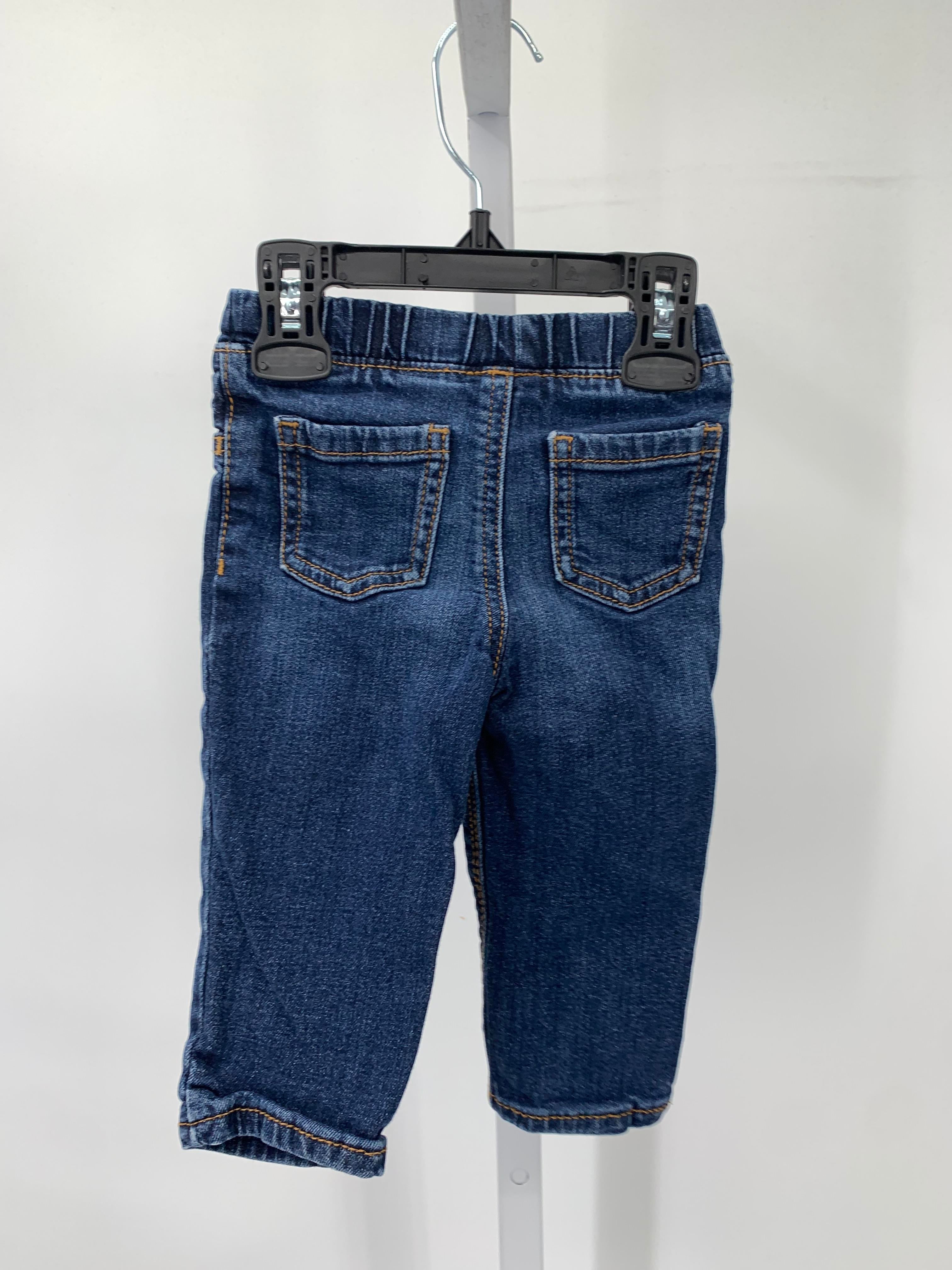 ELASTIC WAIST JEANS