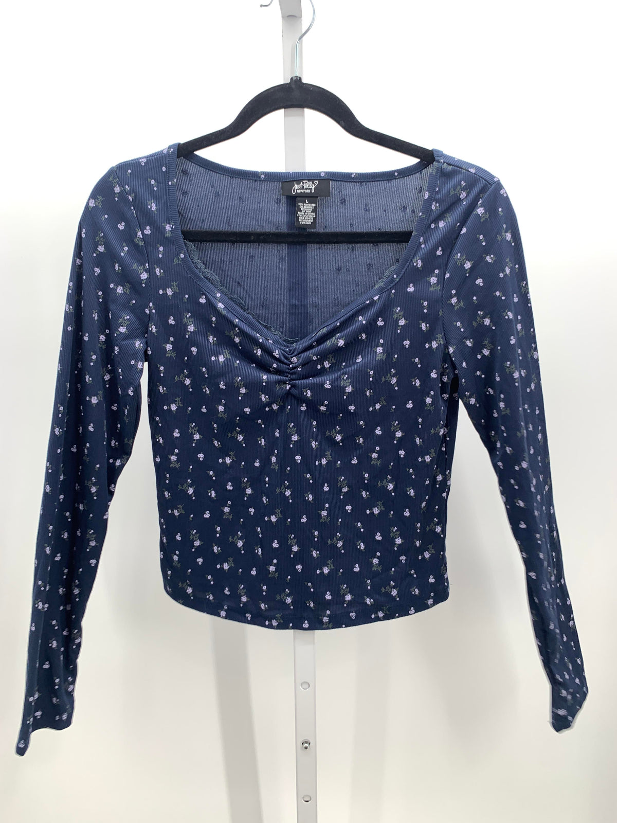 Size Large Juniors Long Sleeve Shirt