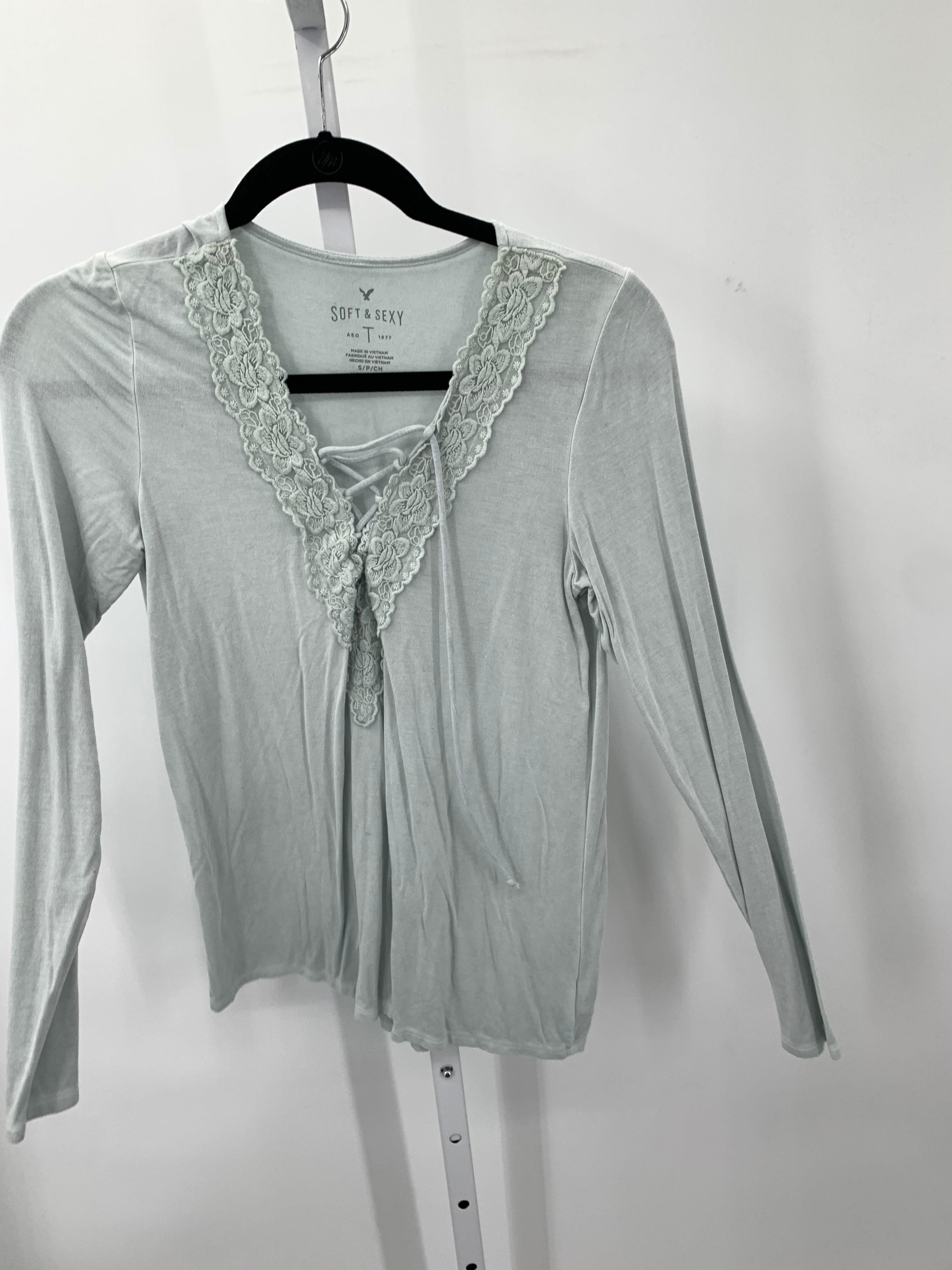 American Eagle Size Small Juniors Long Sleeve Shirt