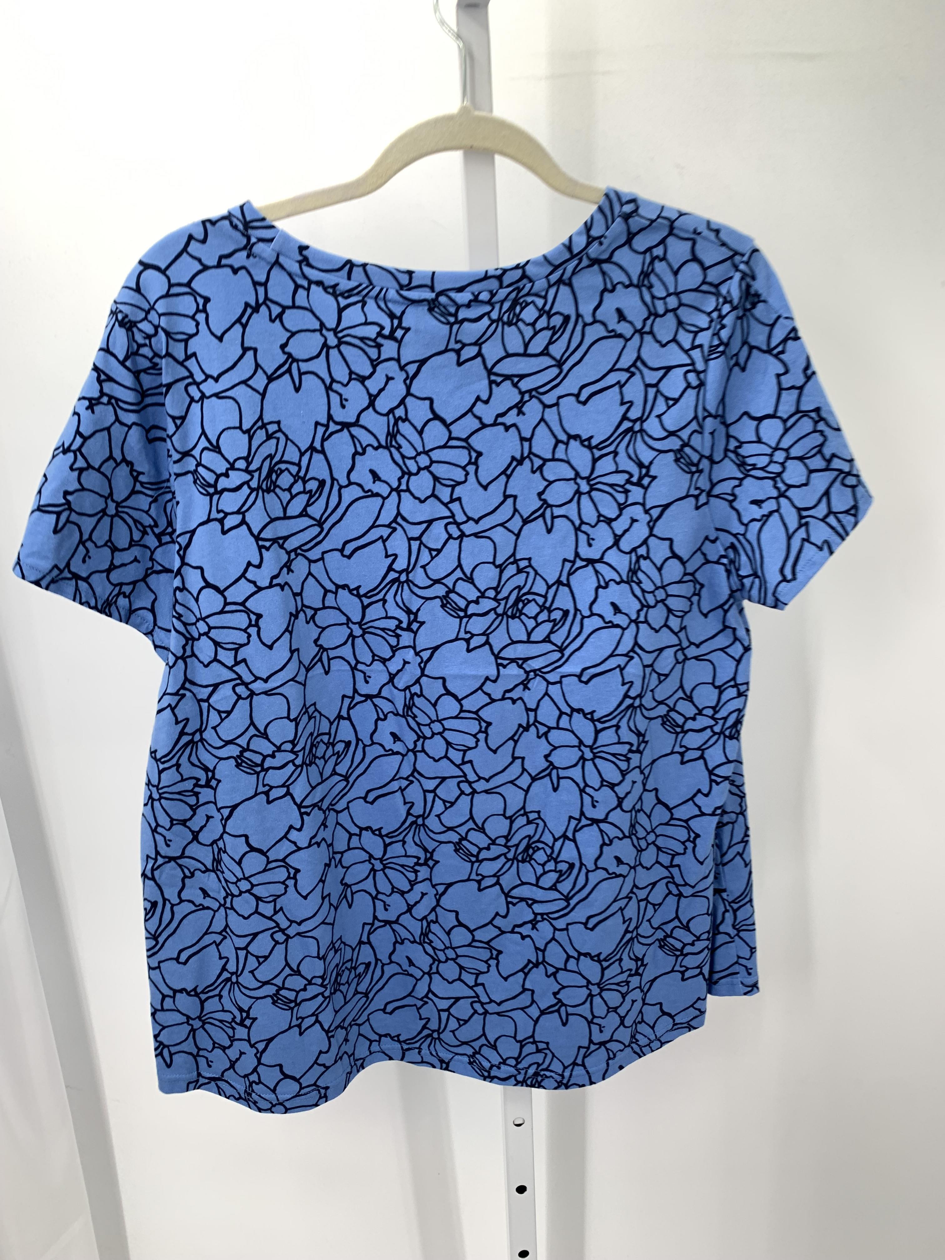 Liz Claiborne Size Extra Large Misses Short Sleeve Shirt