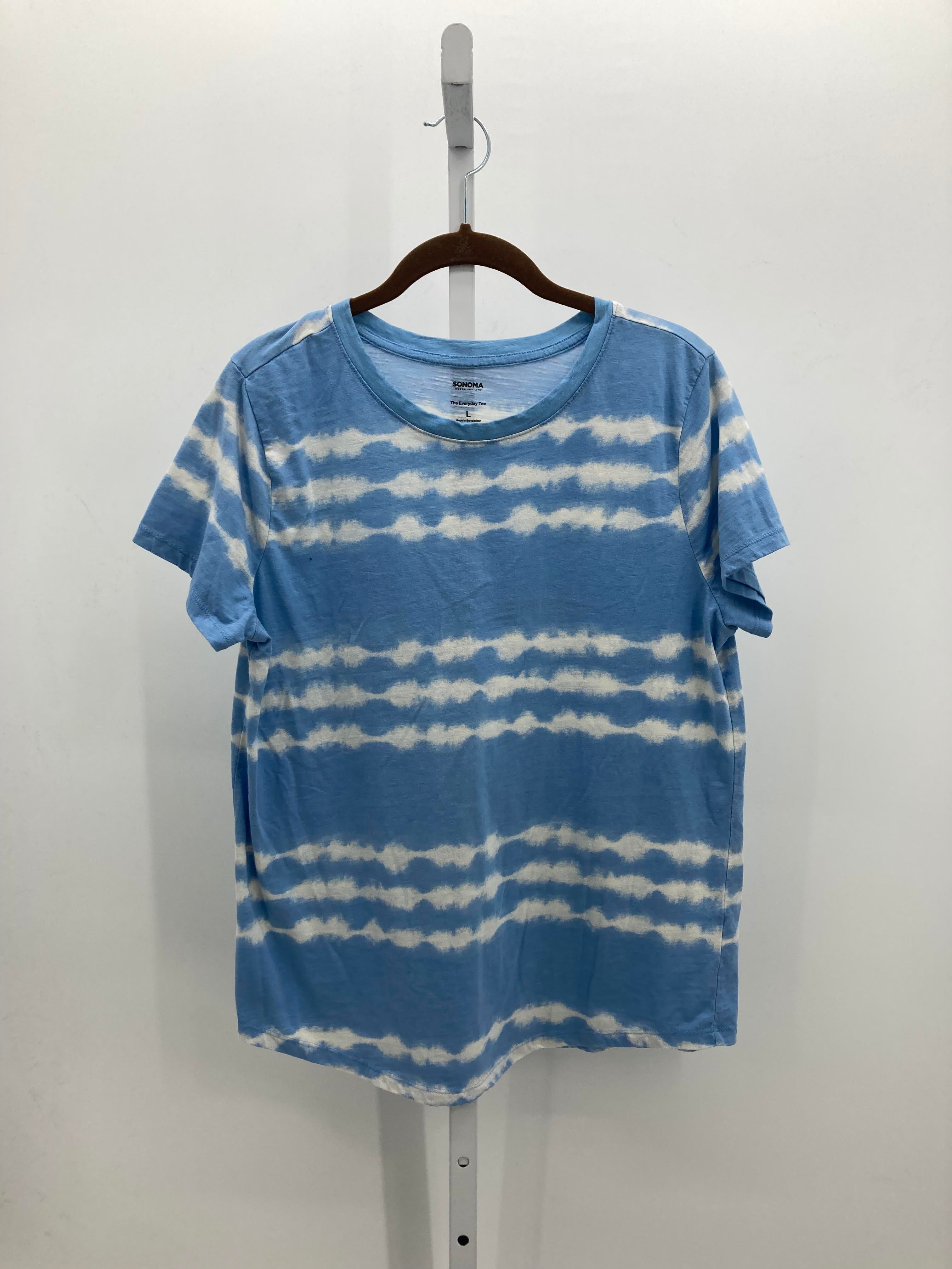 Sonoma Size Large Misses Short Sleeve Shirt