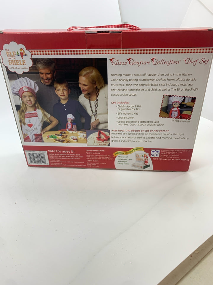 NIB ELF ON THE SHELF CHEF SET.