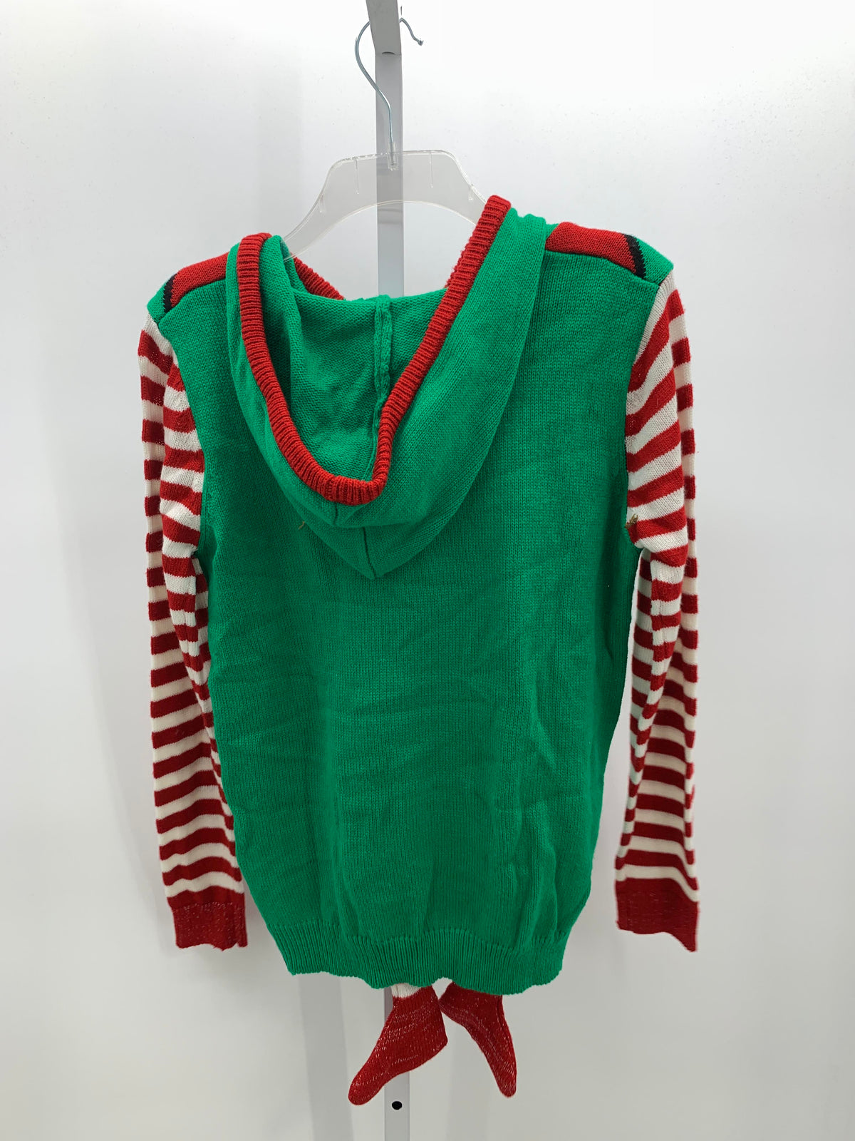 HOODED LONG SLV SWEATER ELF