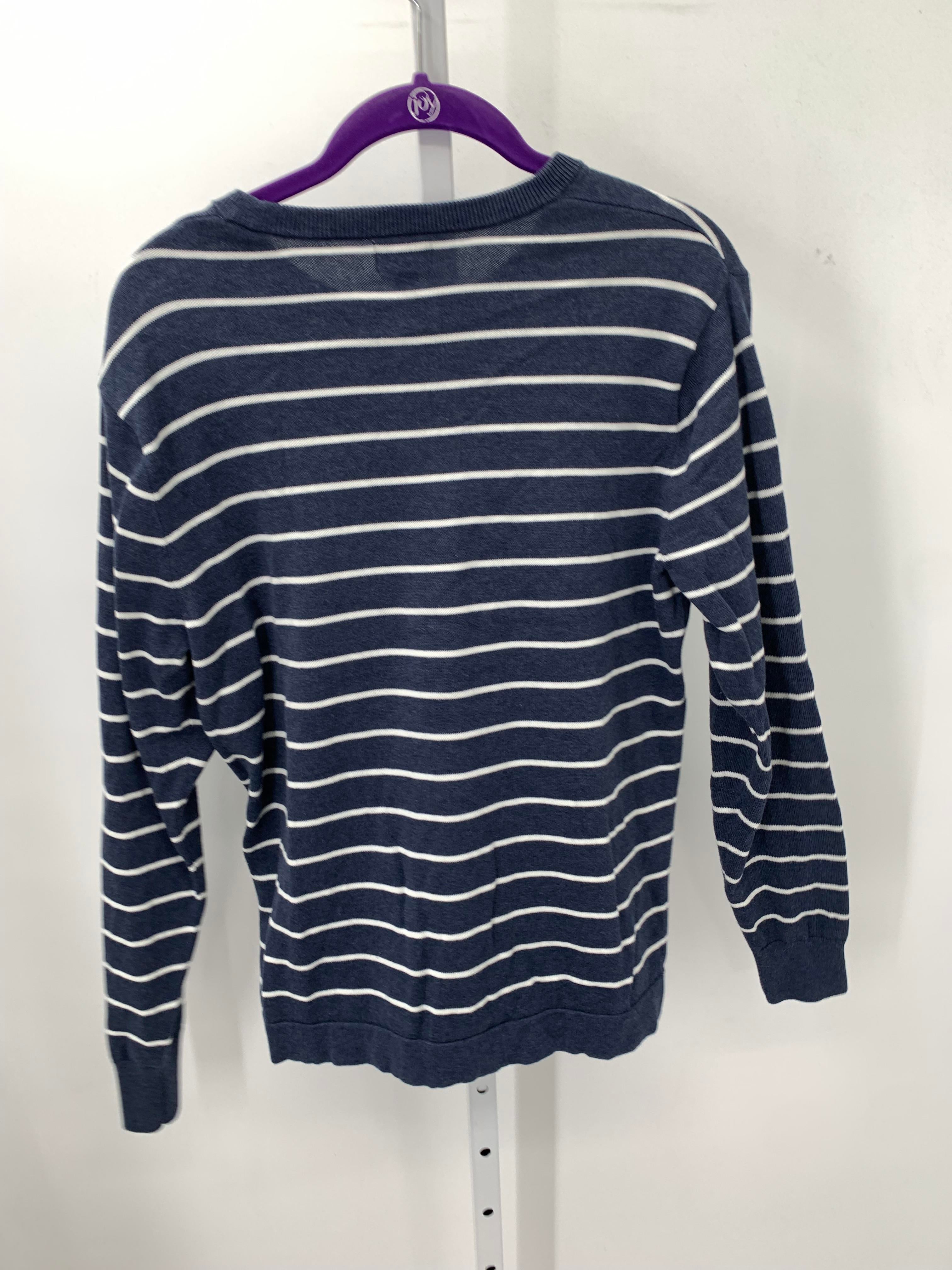 WHITE STRIPES COTTON SWEATER