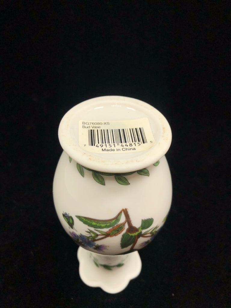 SM RUFFLE NECK BUD VASE- BOTANIC GARDEN.