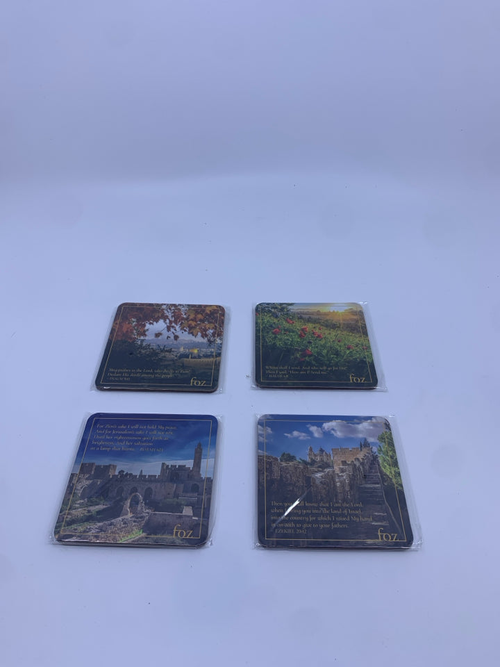 4 NIP COASTERS.