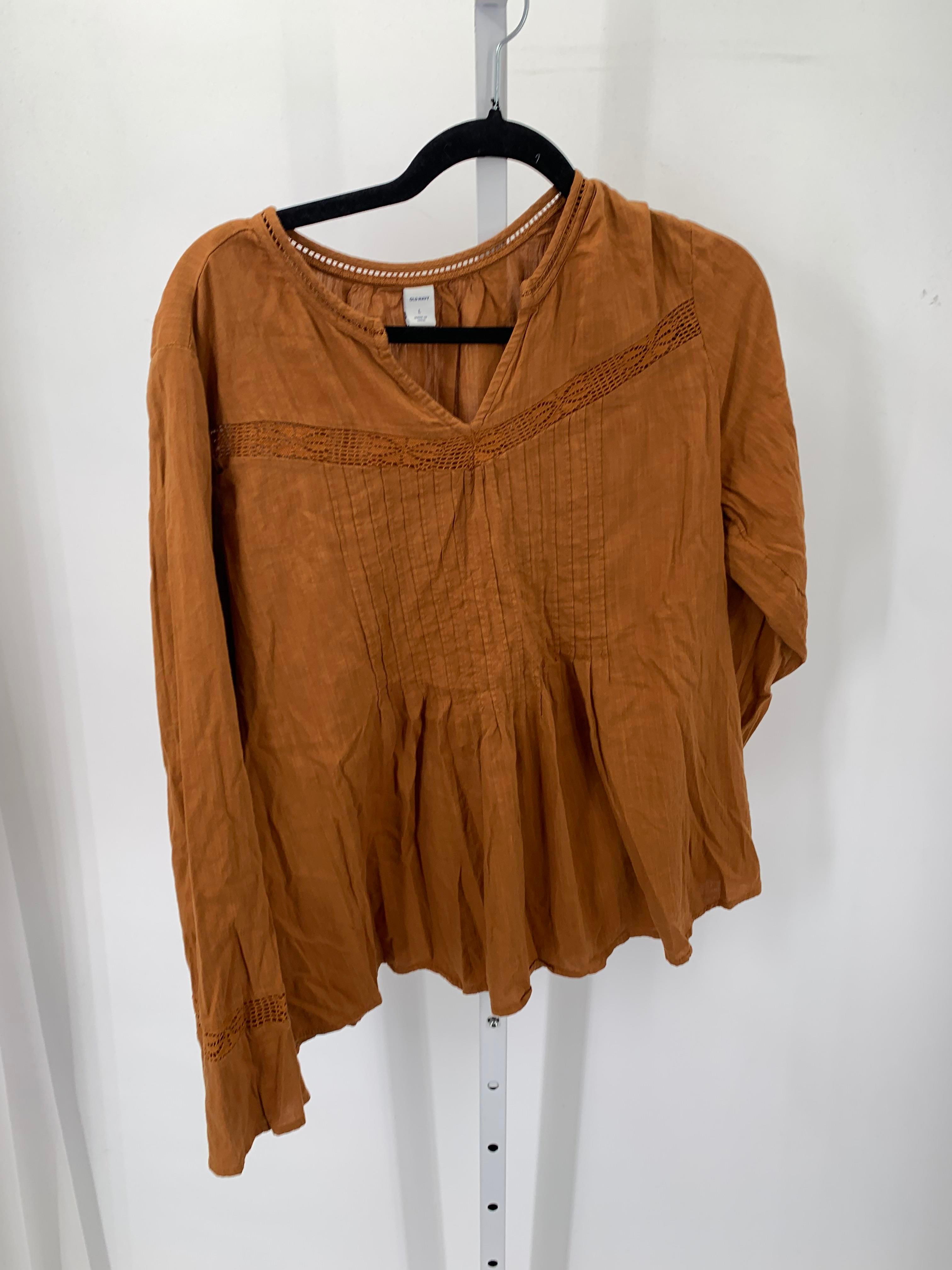 Old Navy Size Large Misses Long Sleeve Shirt