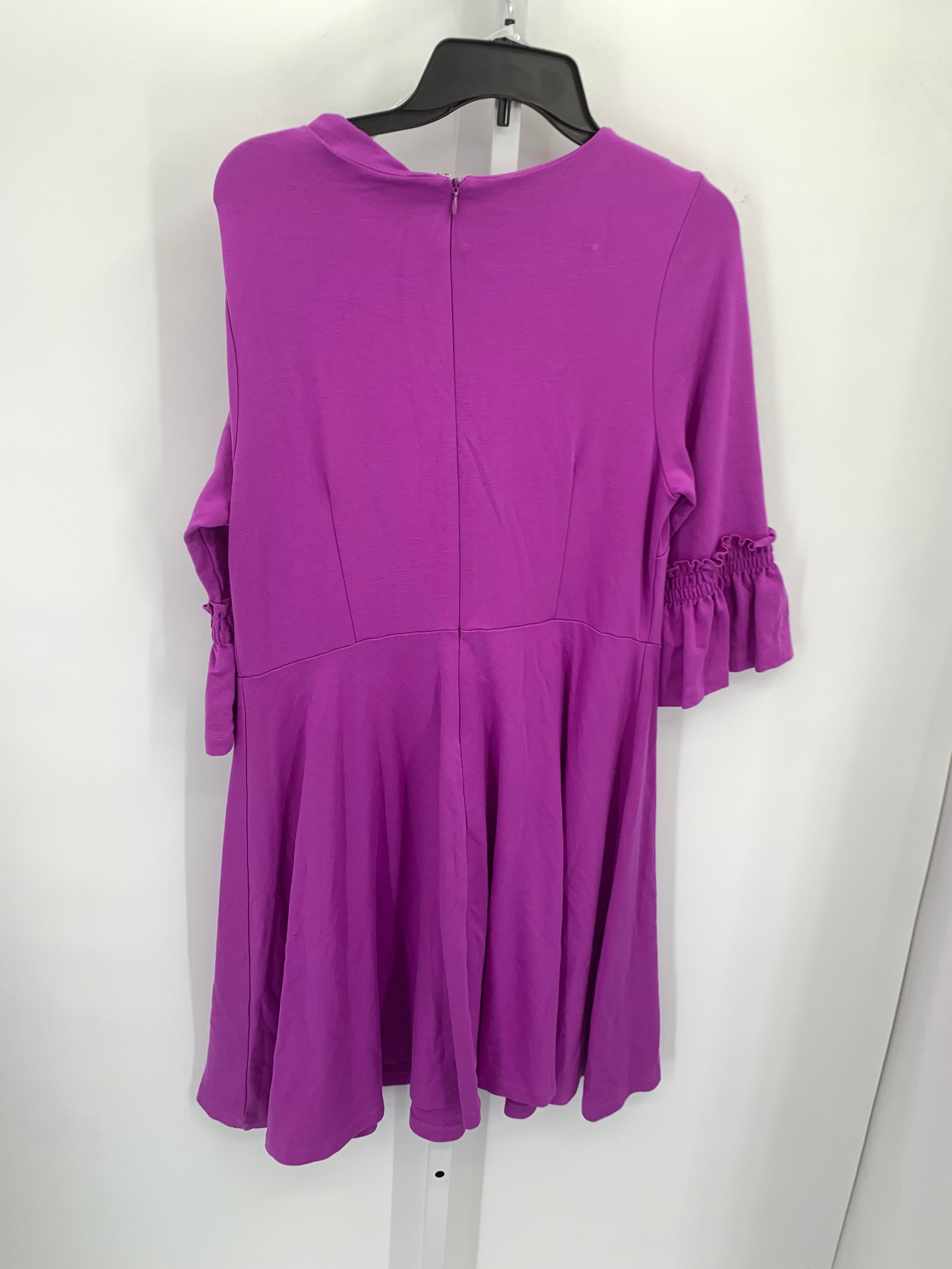 Size 16 W Womens Short Sleeve Dress