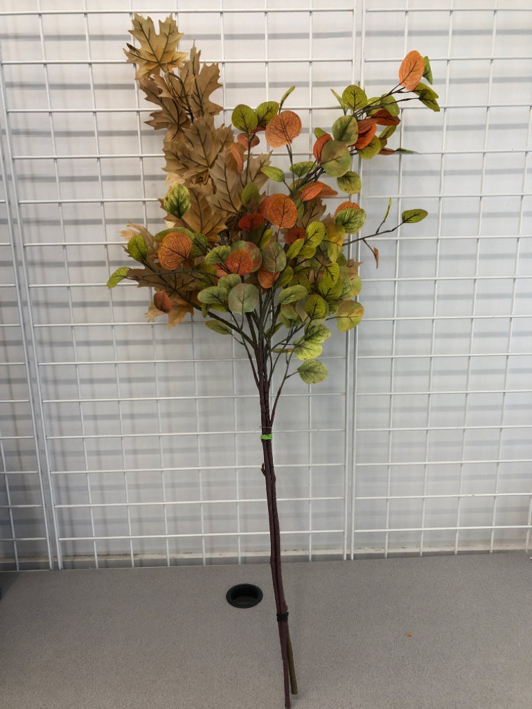 FAUX FALL LEAVES VASE FILLER.