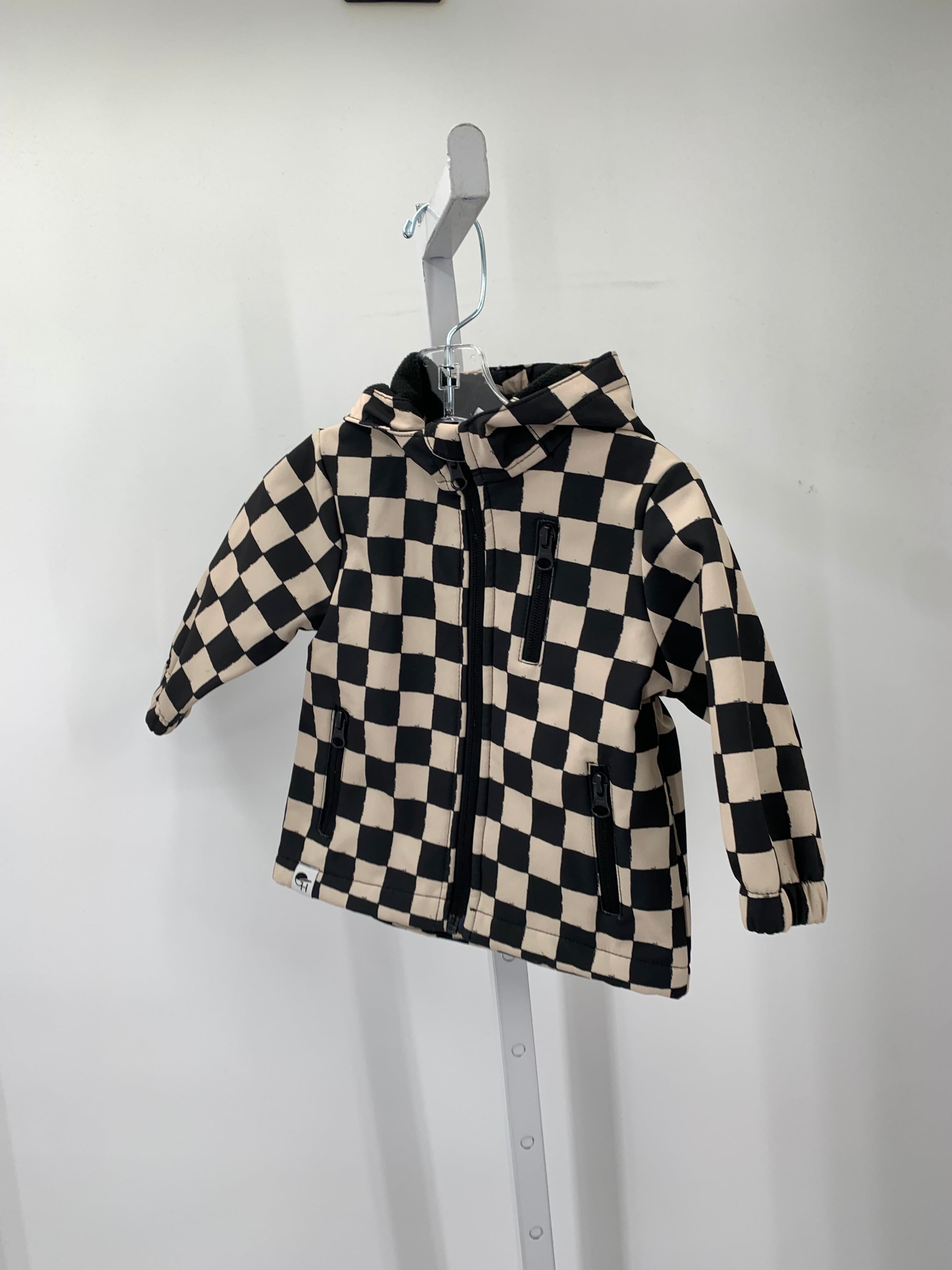 BLACK CHECKERED HOODED.
