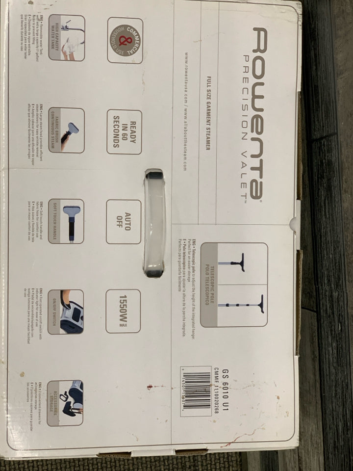 NIB ROWENTA GARMENT STEAMER.