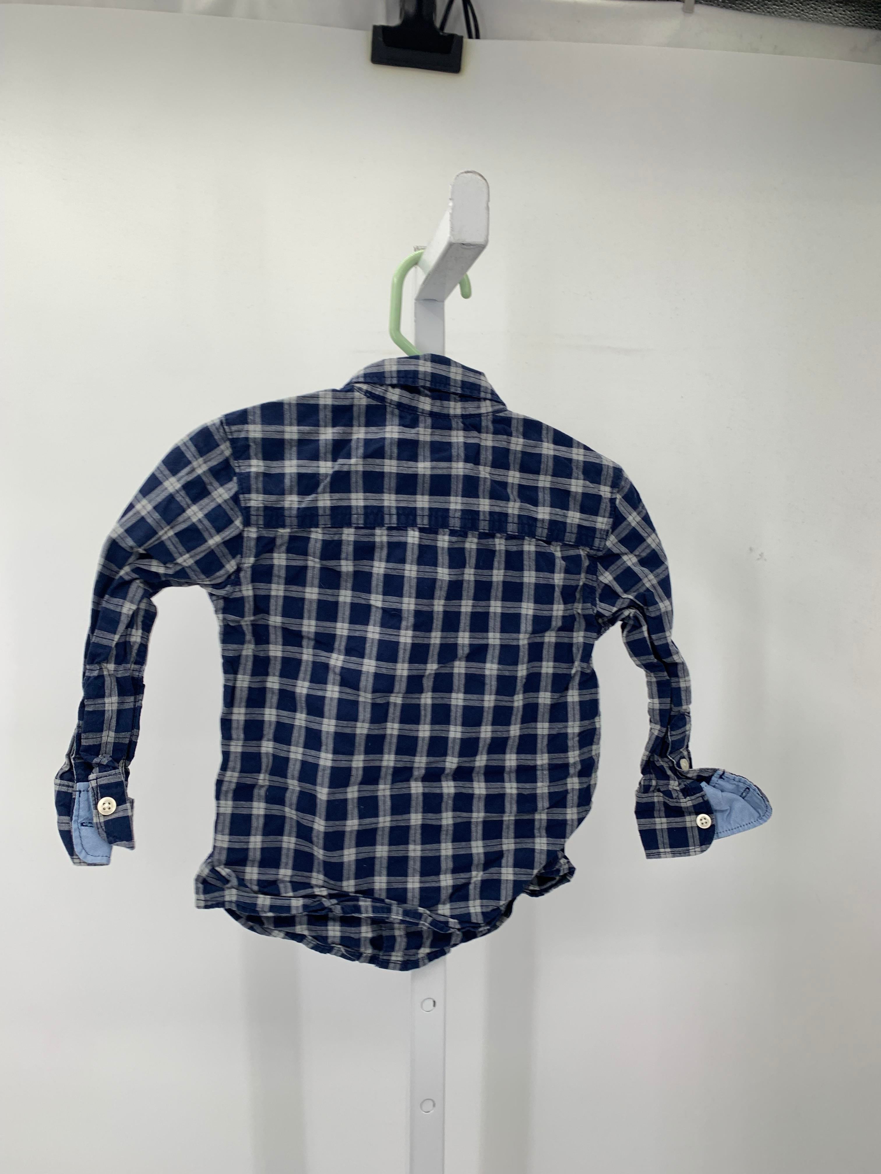 WHITE PLAID BTN DOWN