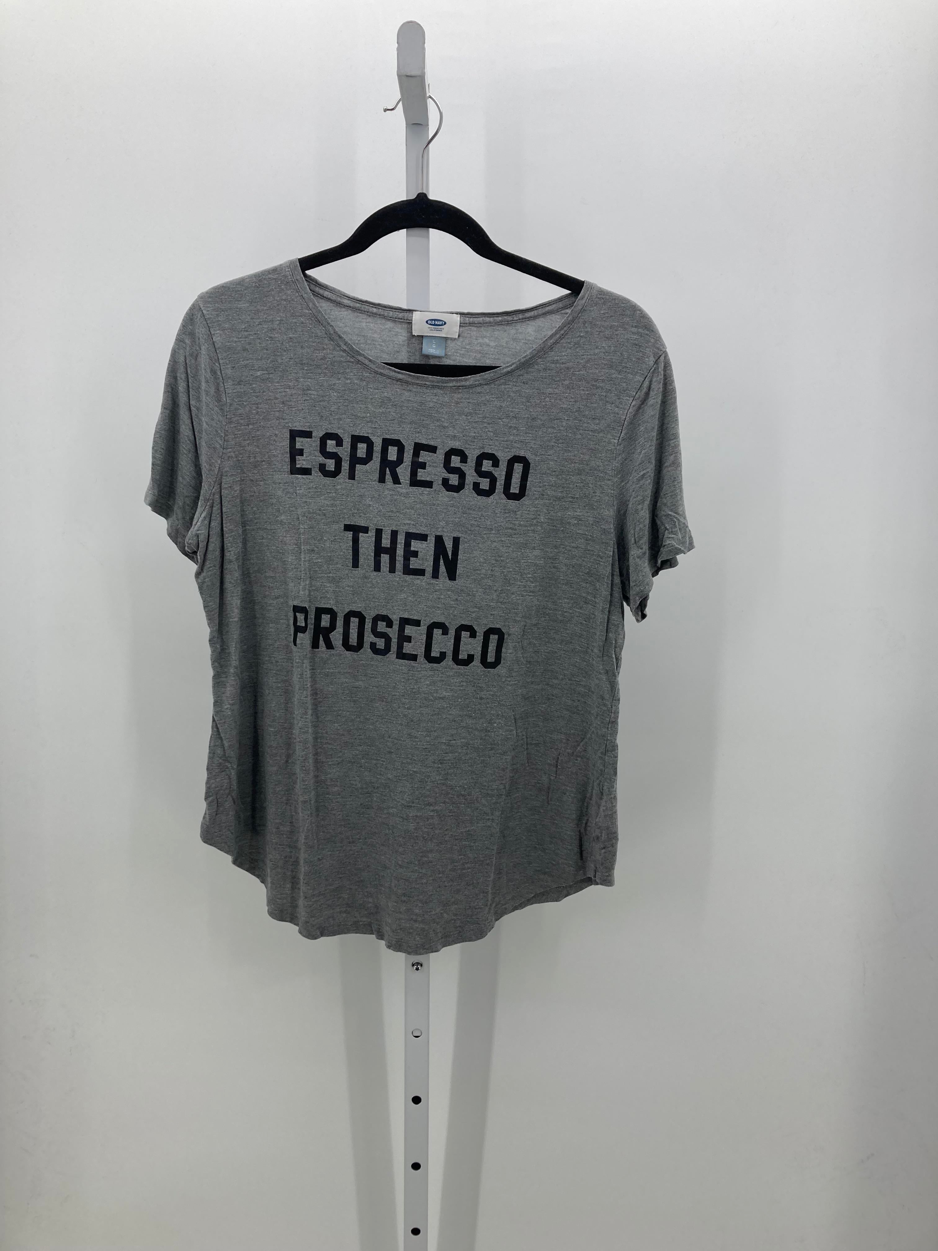 Old Navy Size Large Misses Short Sleeve Shirt