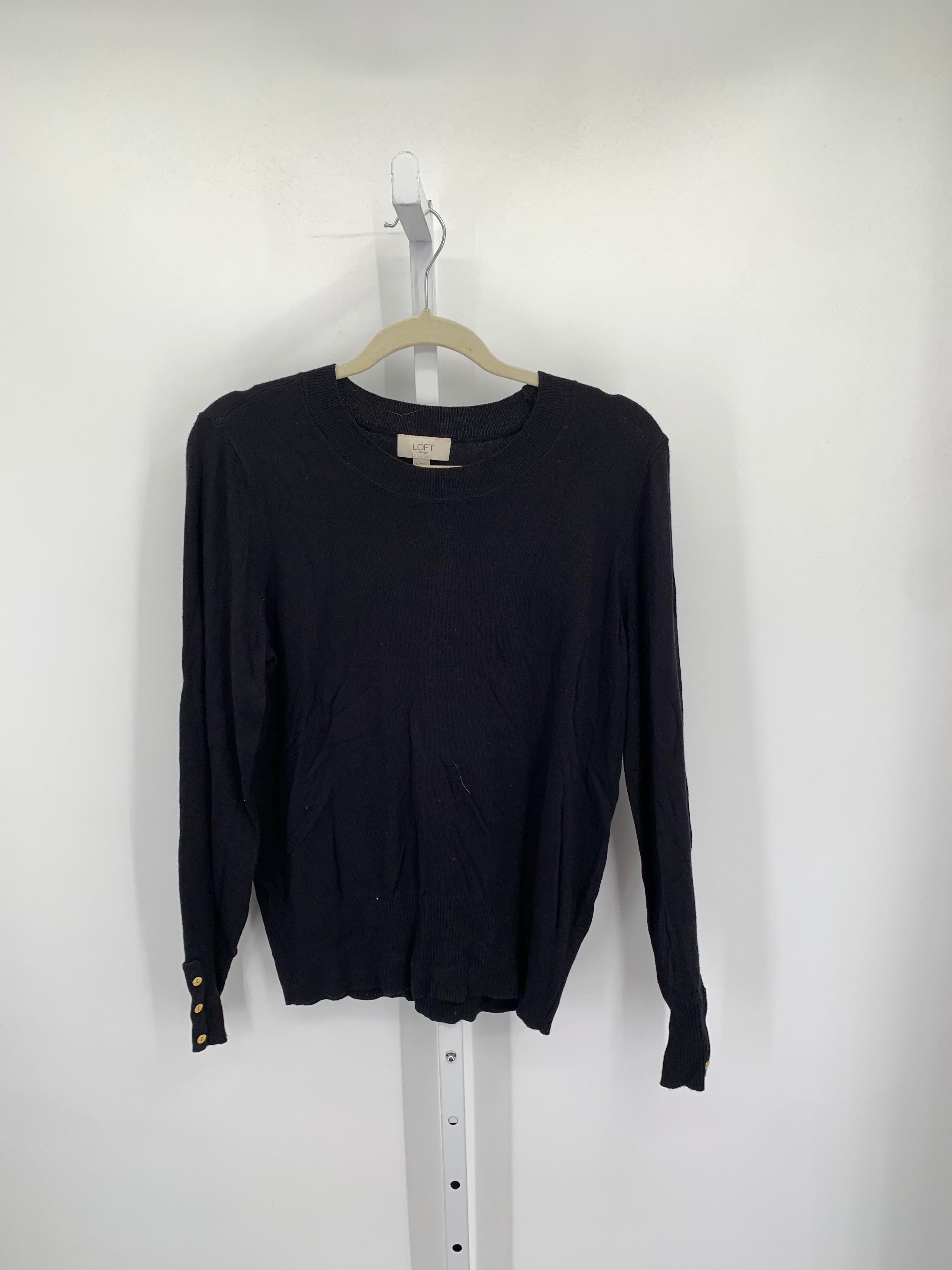 Loft Size Medium Misses Long Slv Sweater