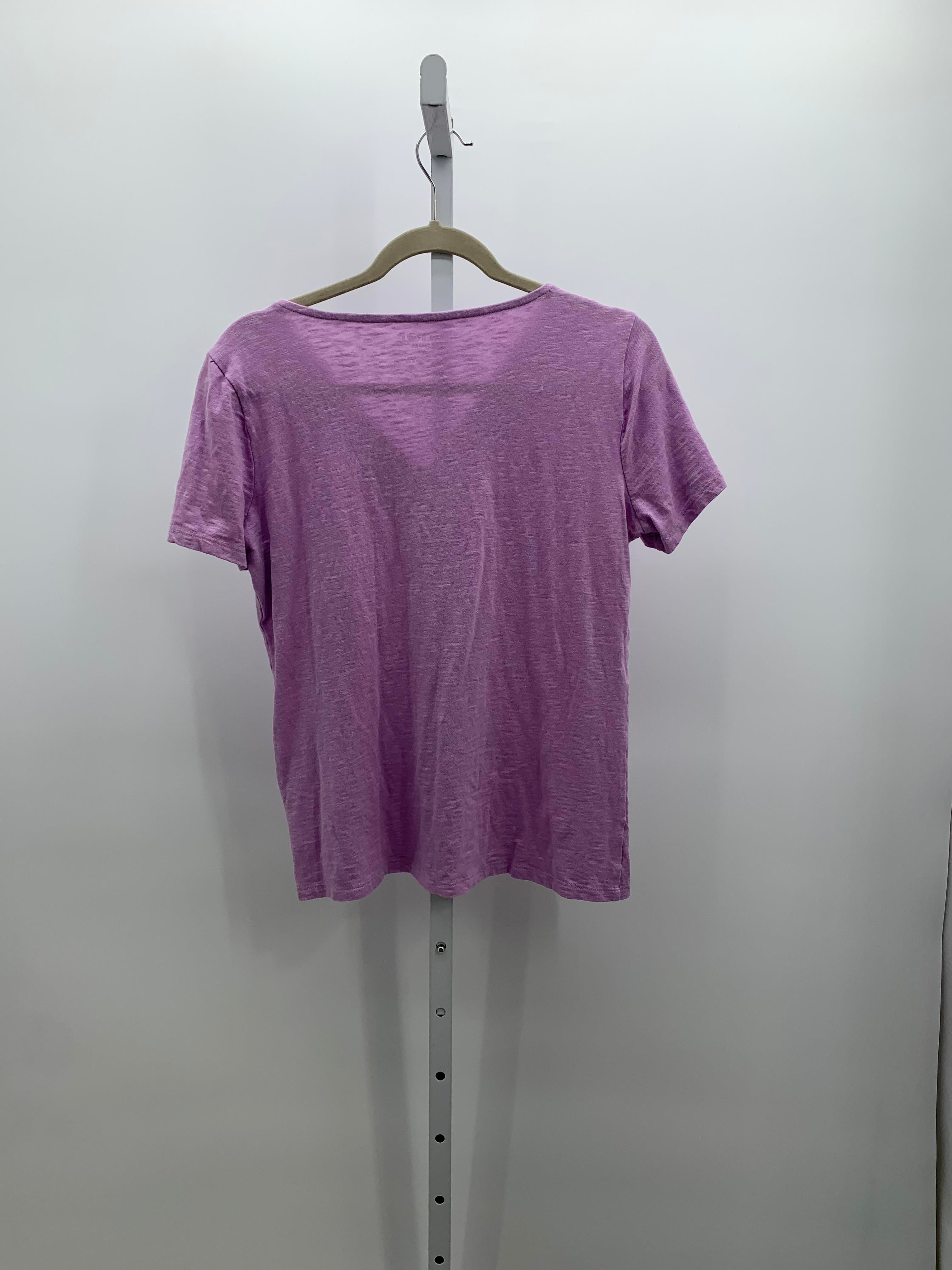 Talbots Size Medium Petite Petite Short Sleeve Shirt