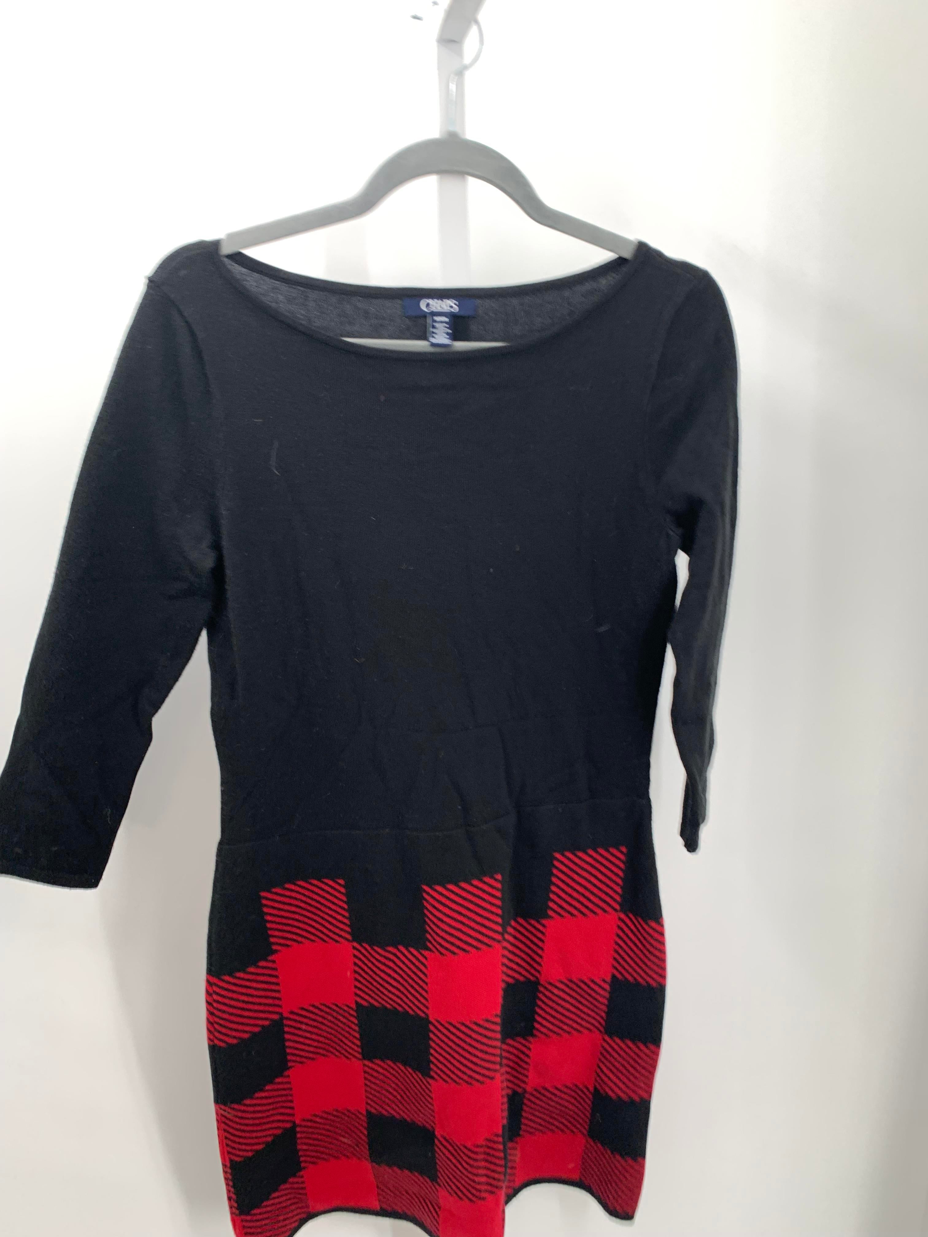 Chaps Size Medium Misses 3/4 Sleeve Dress