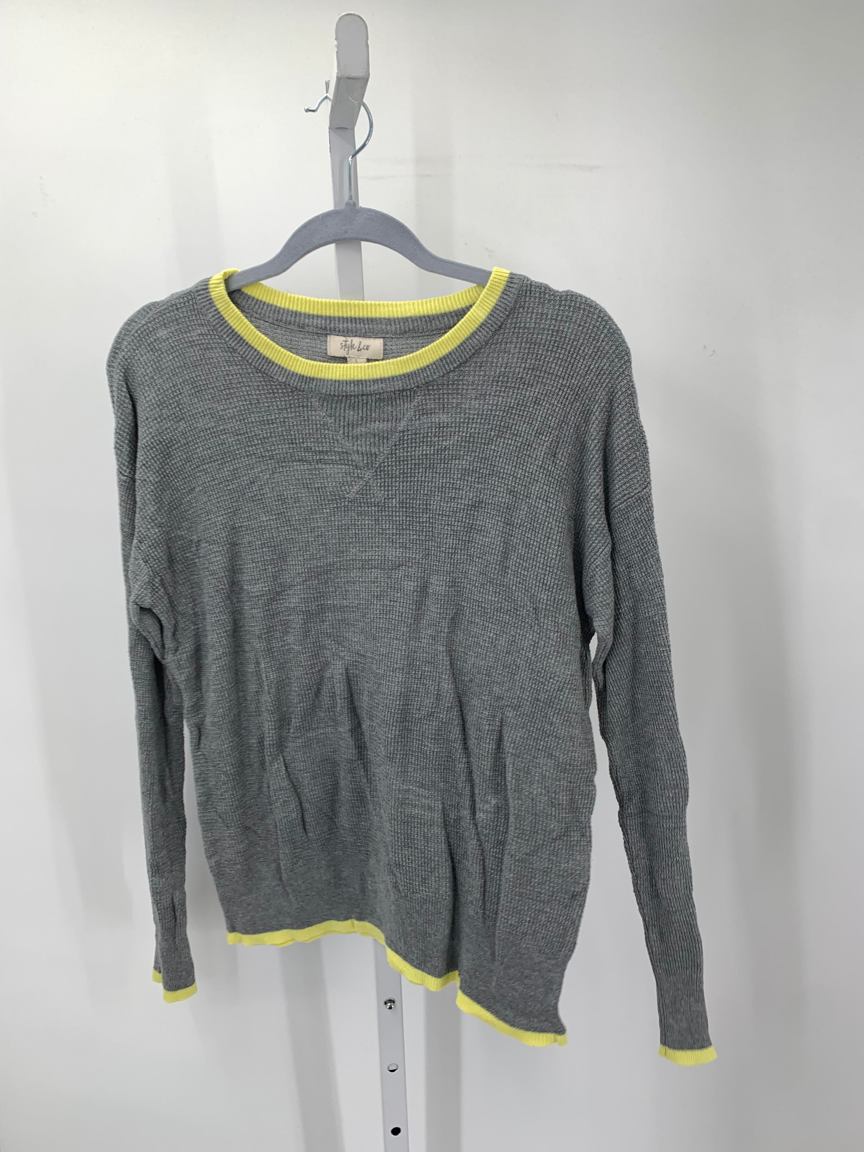 Style & Co. Size Large Misses Long Slv Sweater