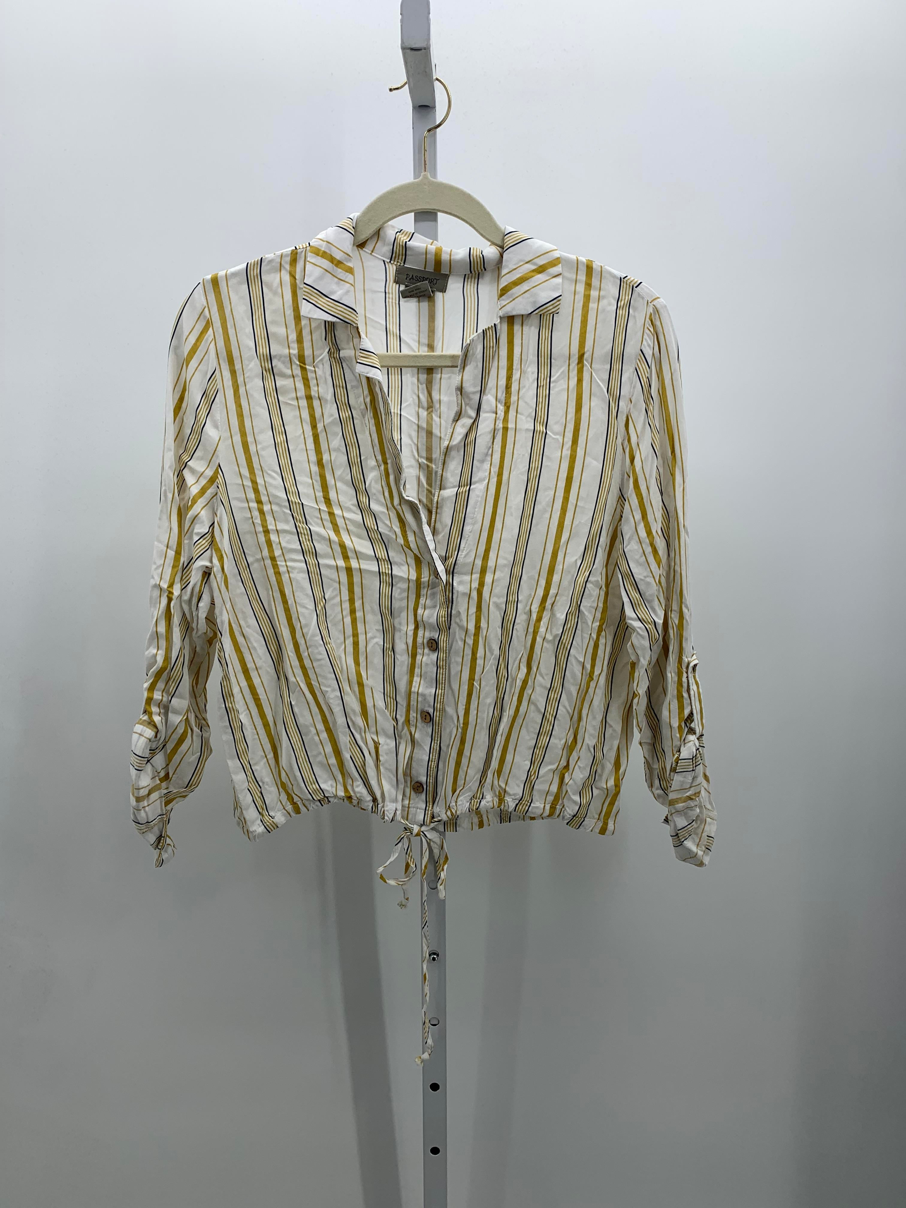 Passport Size Extra Large Juniors Long Sleeve Shirt