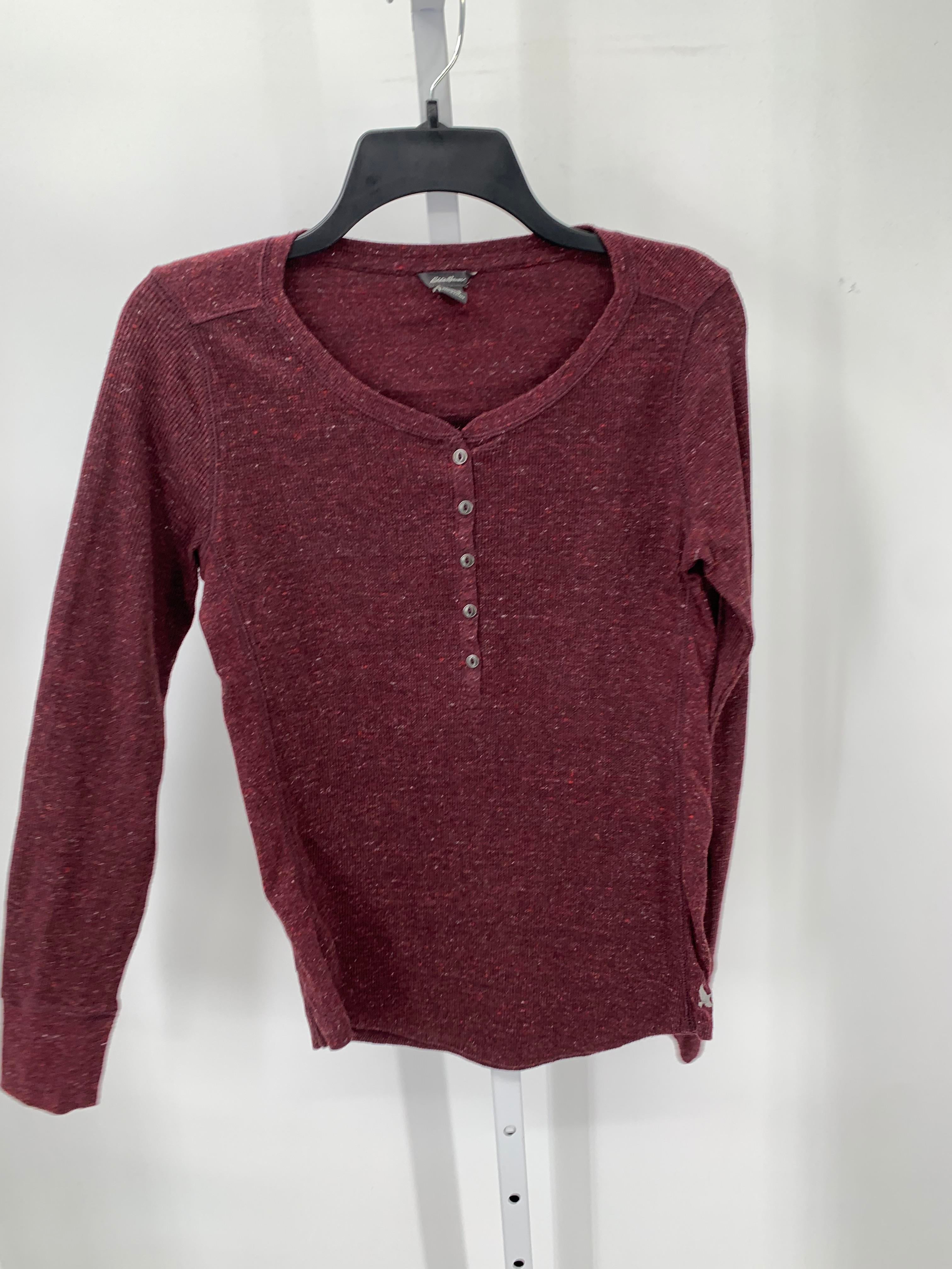 Eddie Bauer Size Small Misses Long Sleeve Shirt