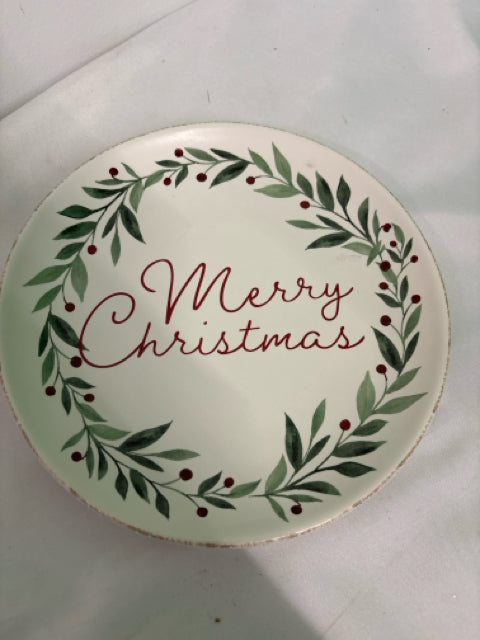 MERRY CHRISTMAS SMALL PLATE.