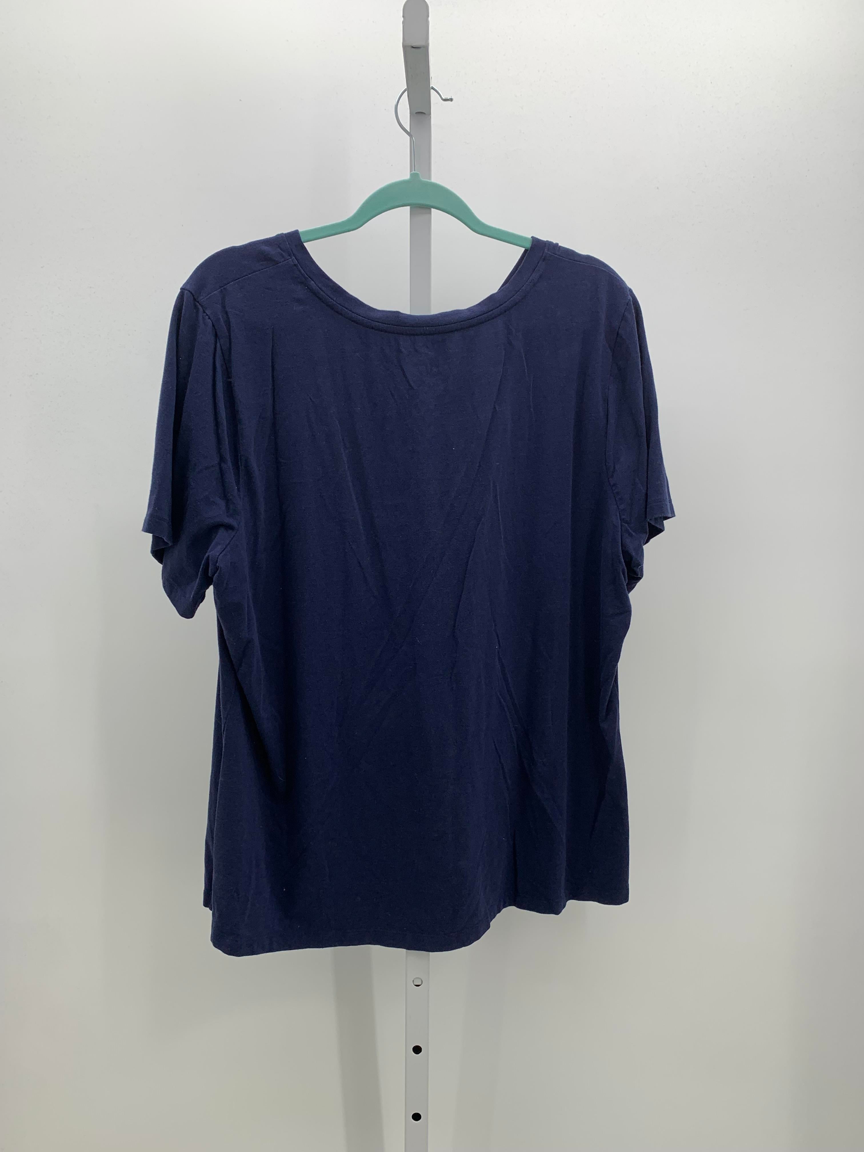 d & co. Size Extra Large Misses Short Sleeve Shirt