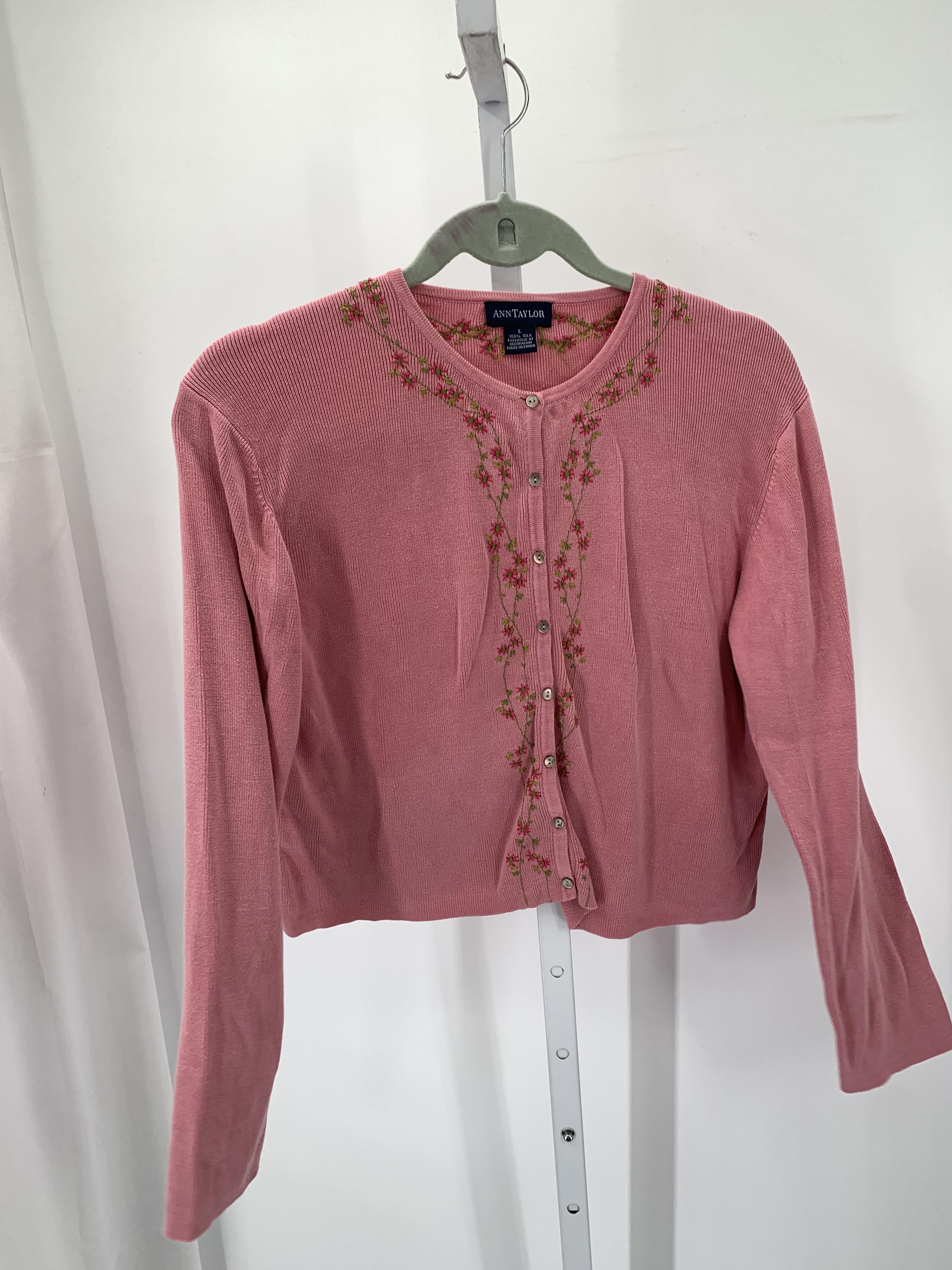 Ann Taylor Size Large Misses Long Slv Sweater