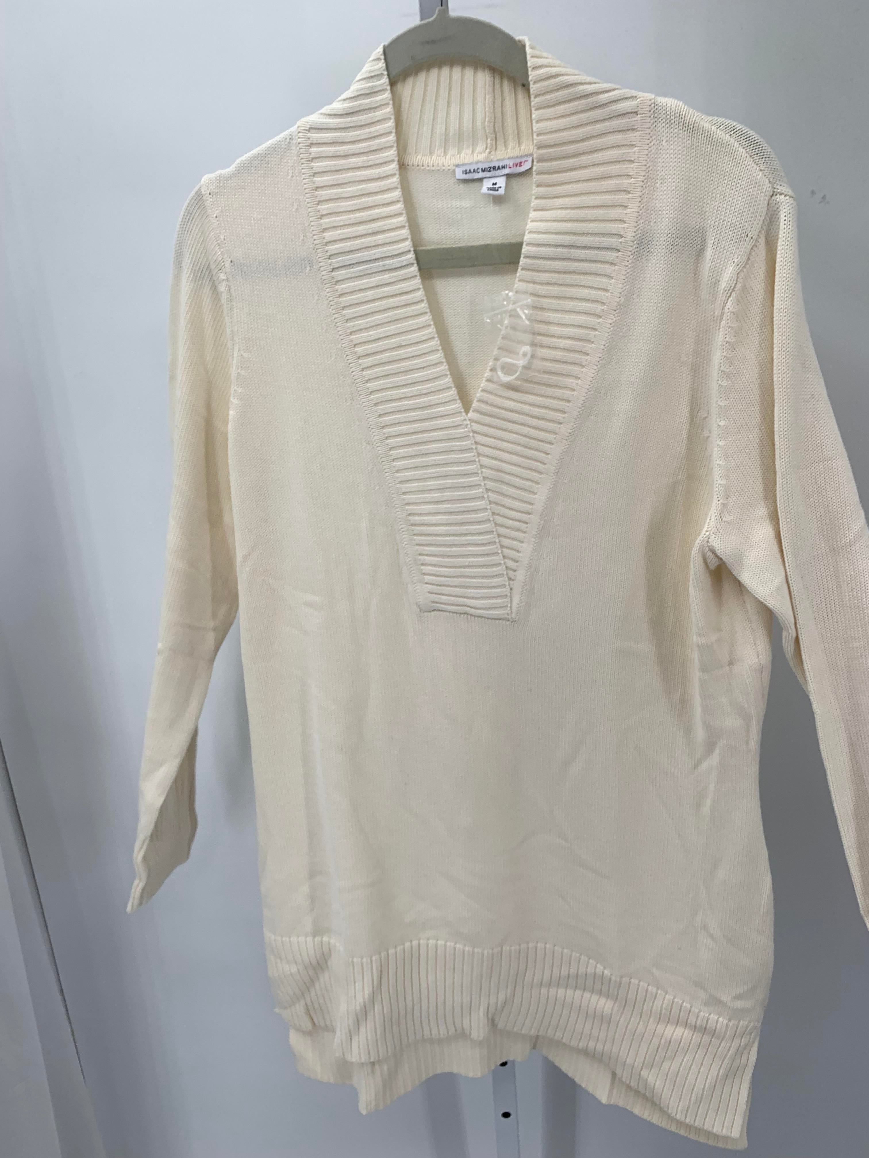 Isaac Mizrahi Size Medium Misses Long Slv Sweater