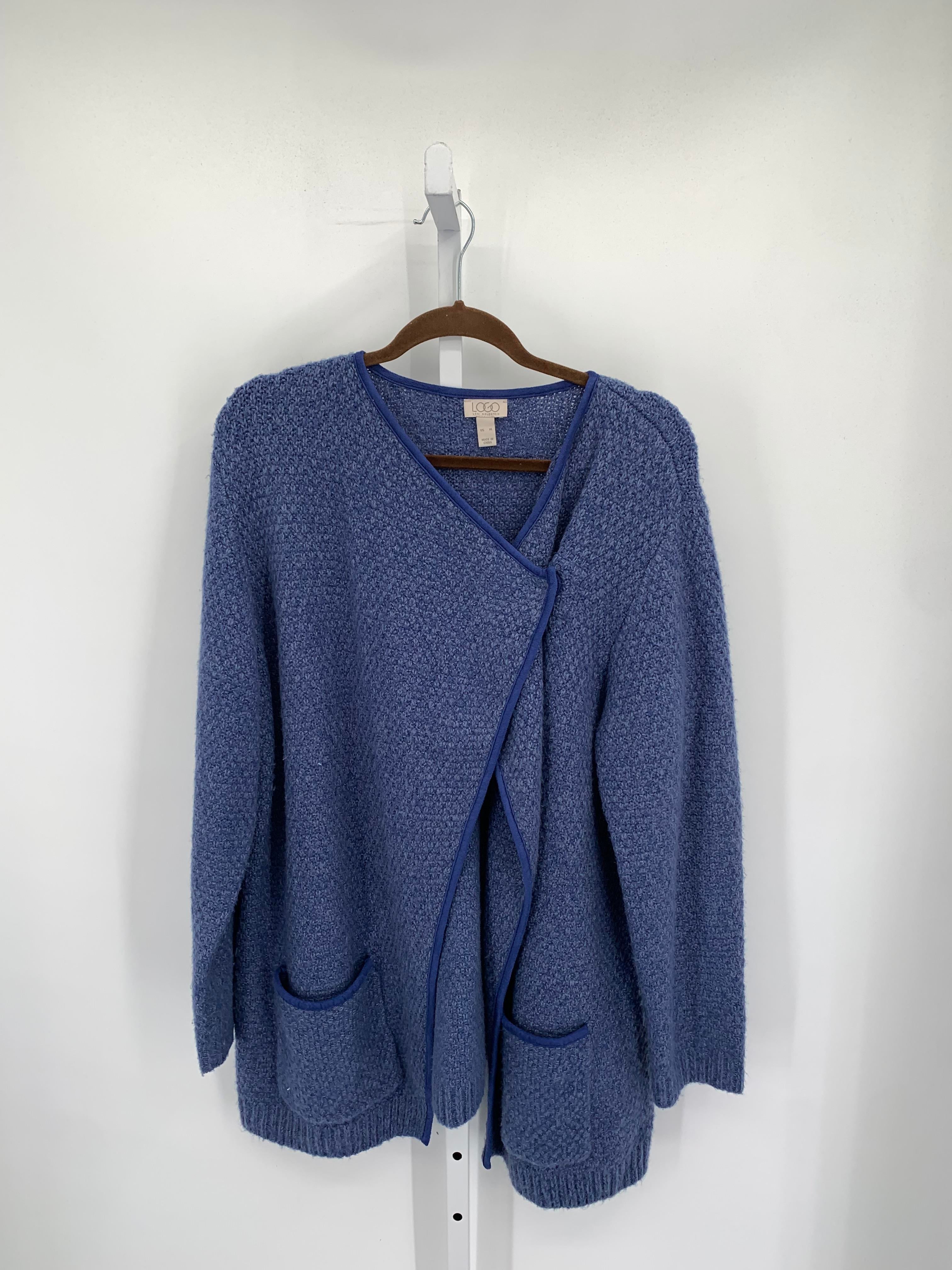 LOGO Size Extra Large Misses Long Slv Sweater