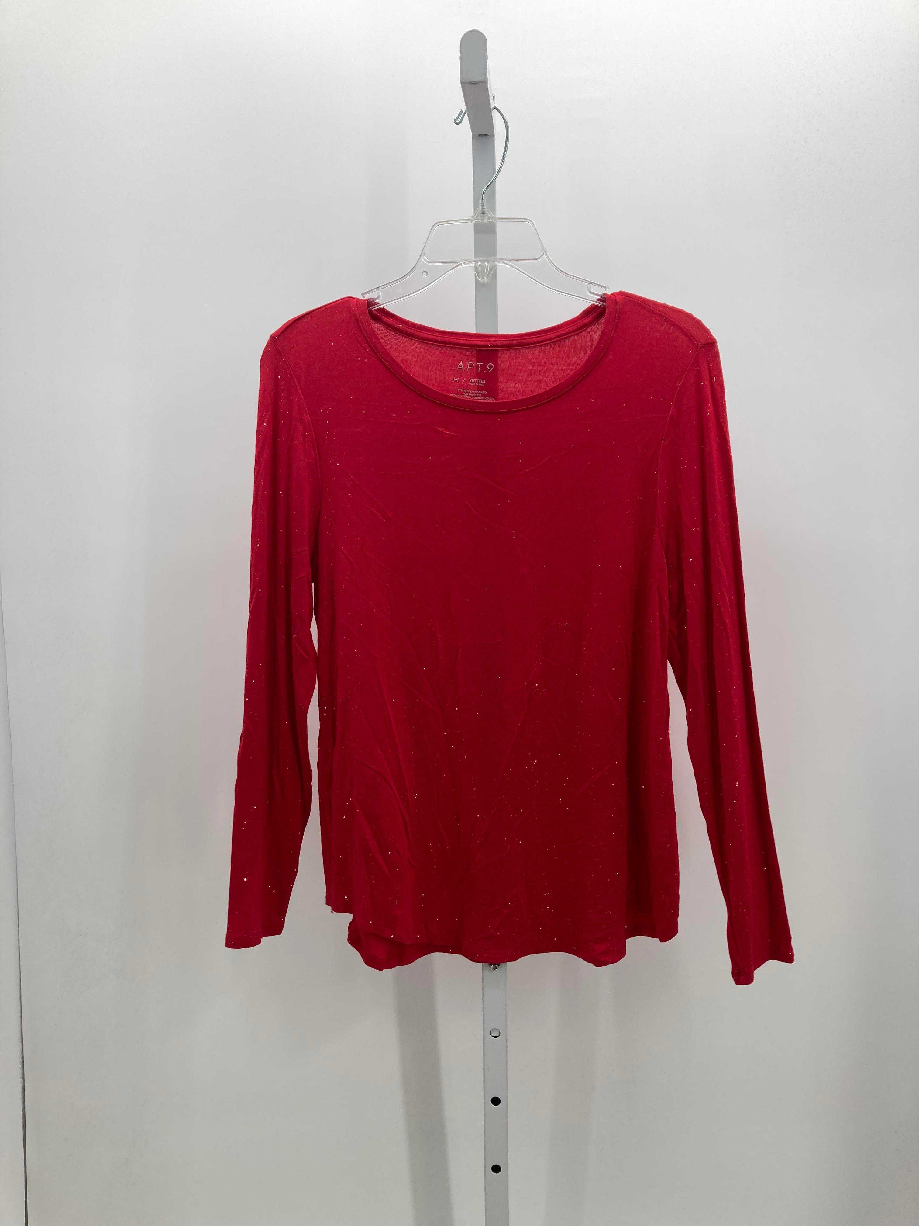 Apt. 9 Size Medium Petite Petite Long Sleeve Shirt