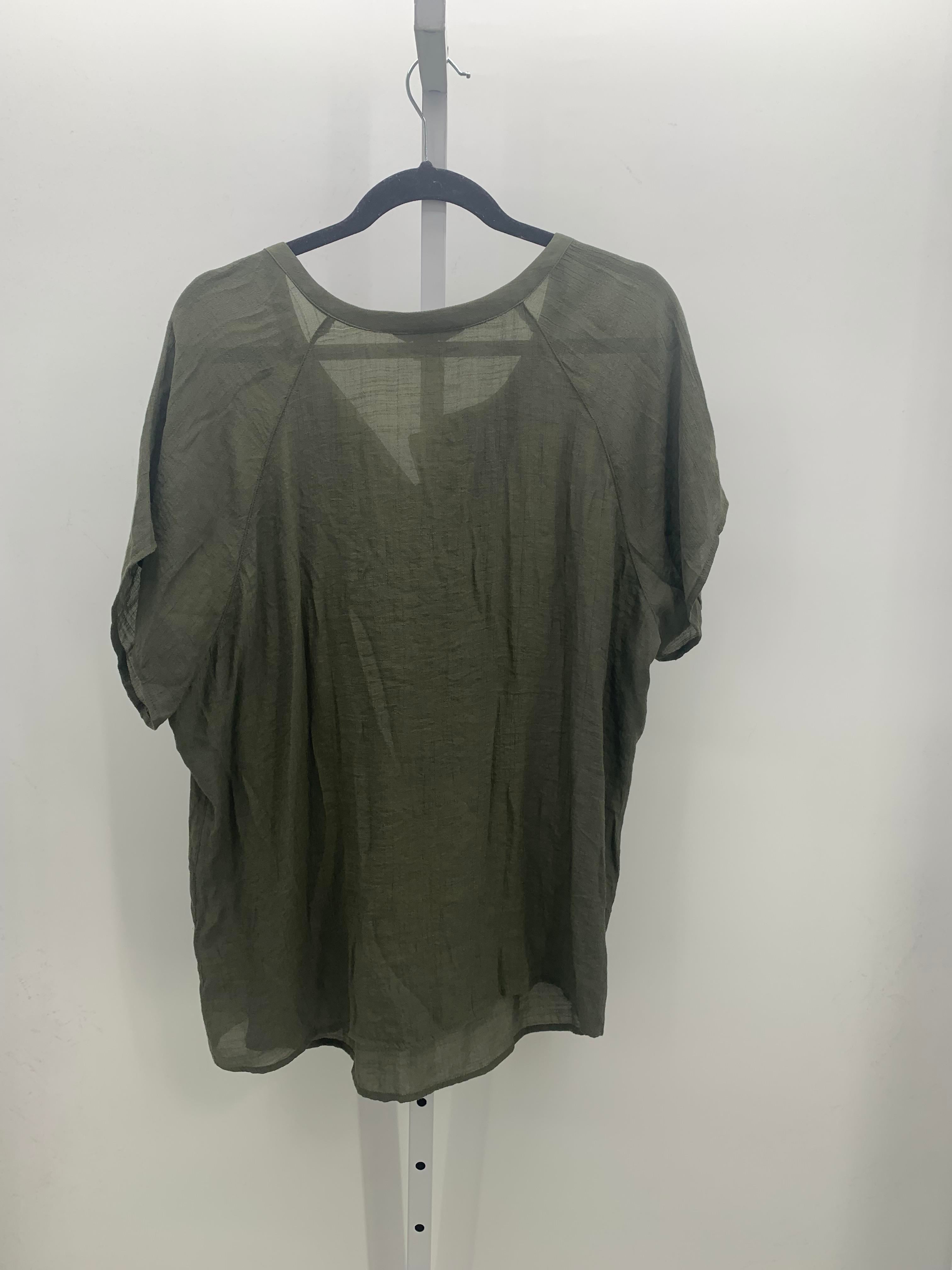 CJ Banks Size 2X Womens Short Sleeve Shirt