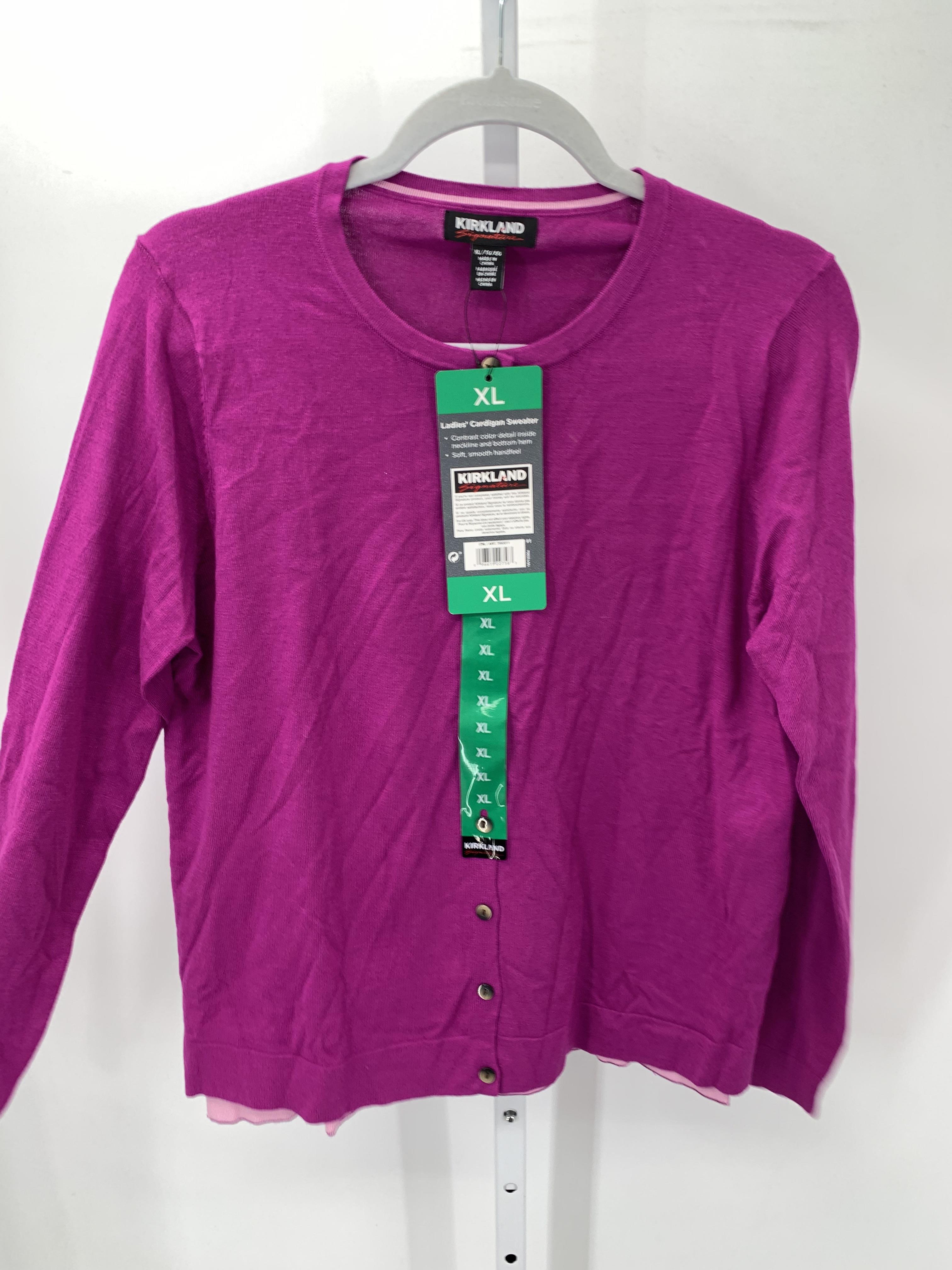 Kirkland Size Extra Large Misses Long Slv Sweater