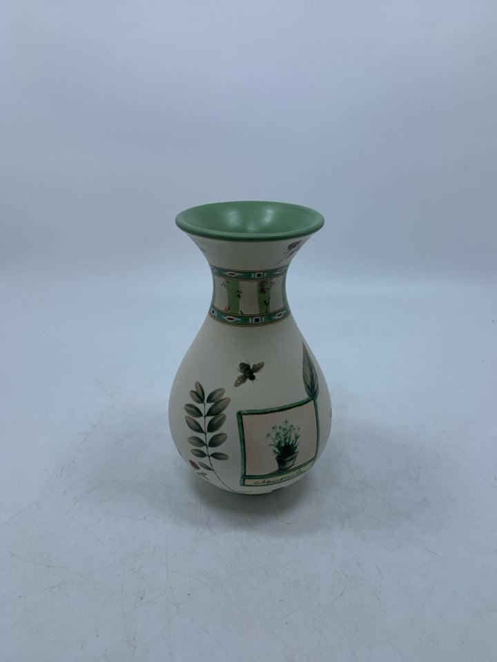 GARDEN THEMED CERAMIC VASE NATUREWOOD.