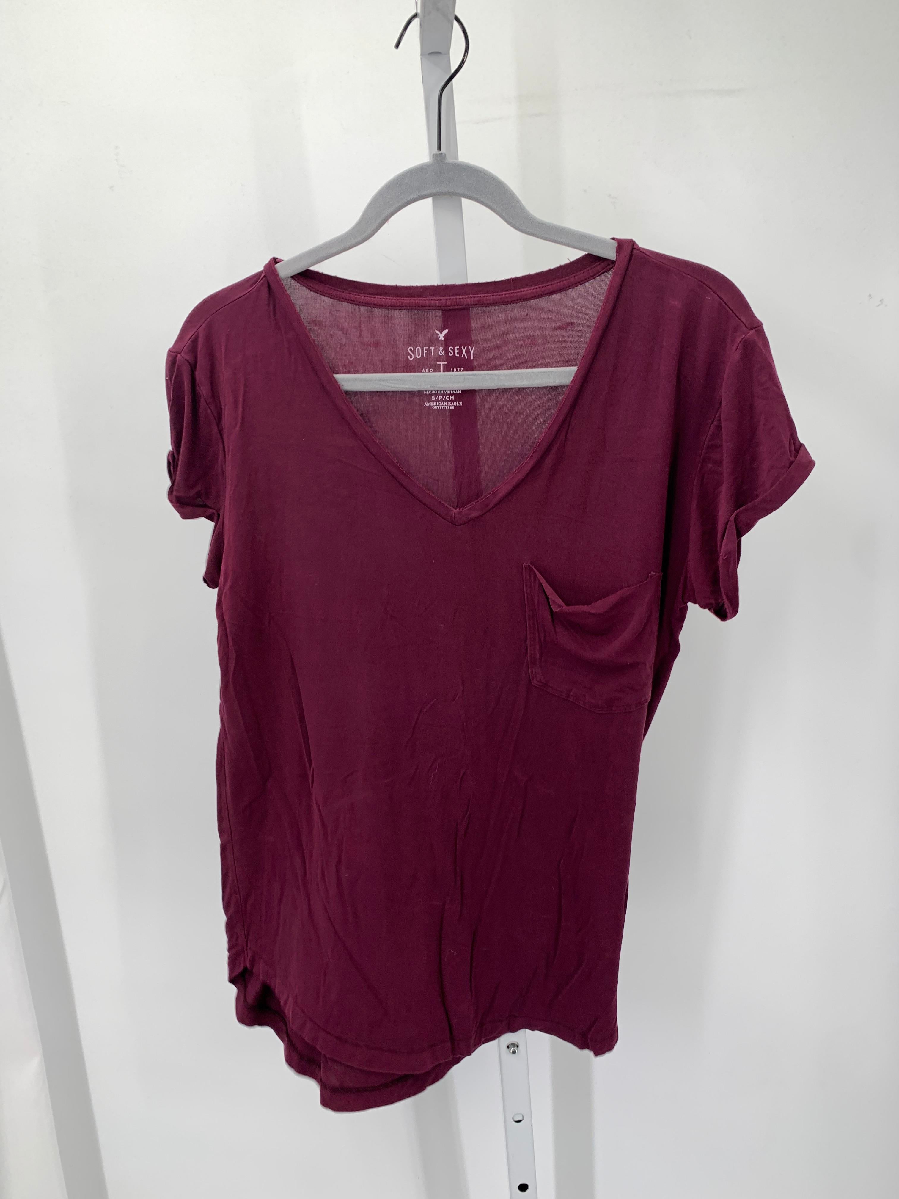 American Eagle Size Small Juniors Short Sleeve Shirt