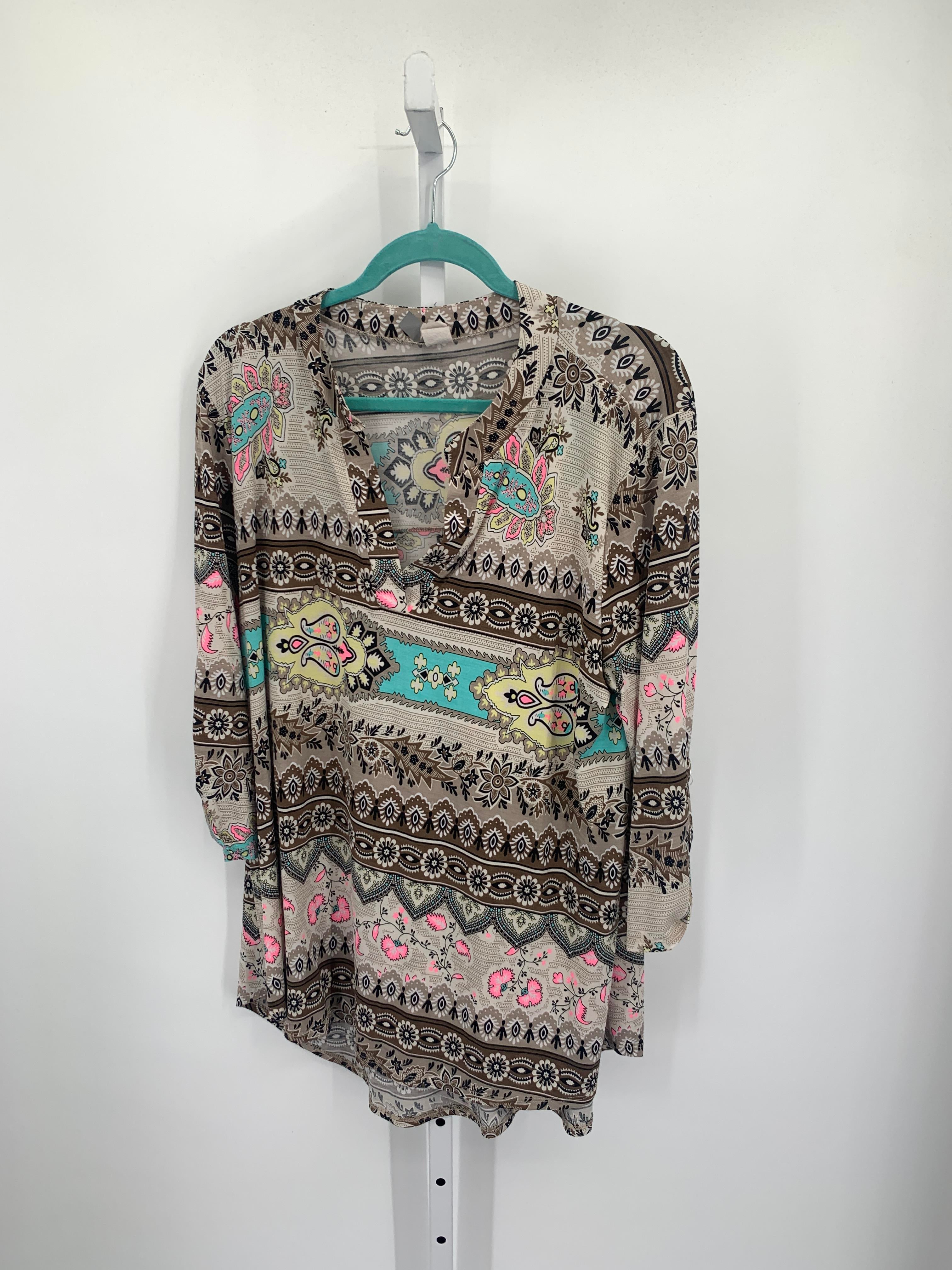 Size Extra Large Misses 3/4 Sleeve Shirt