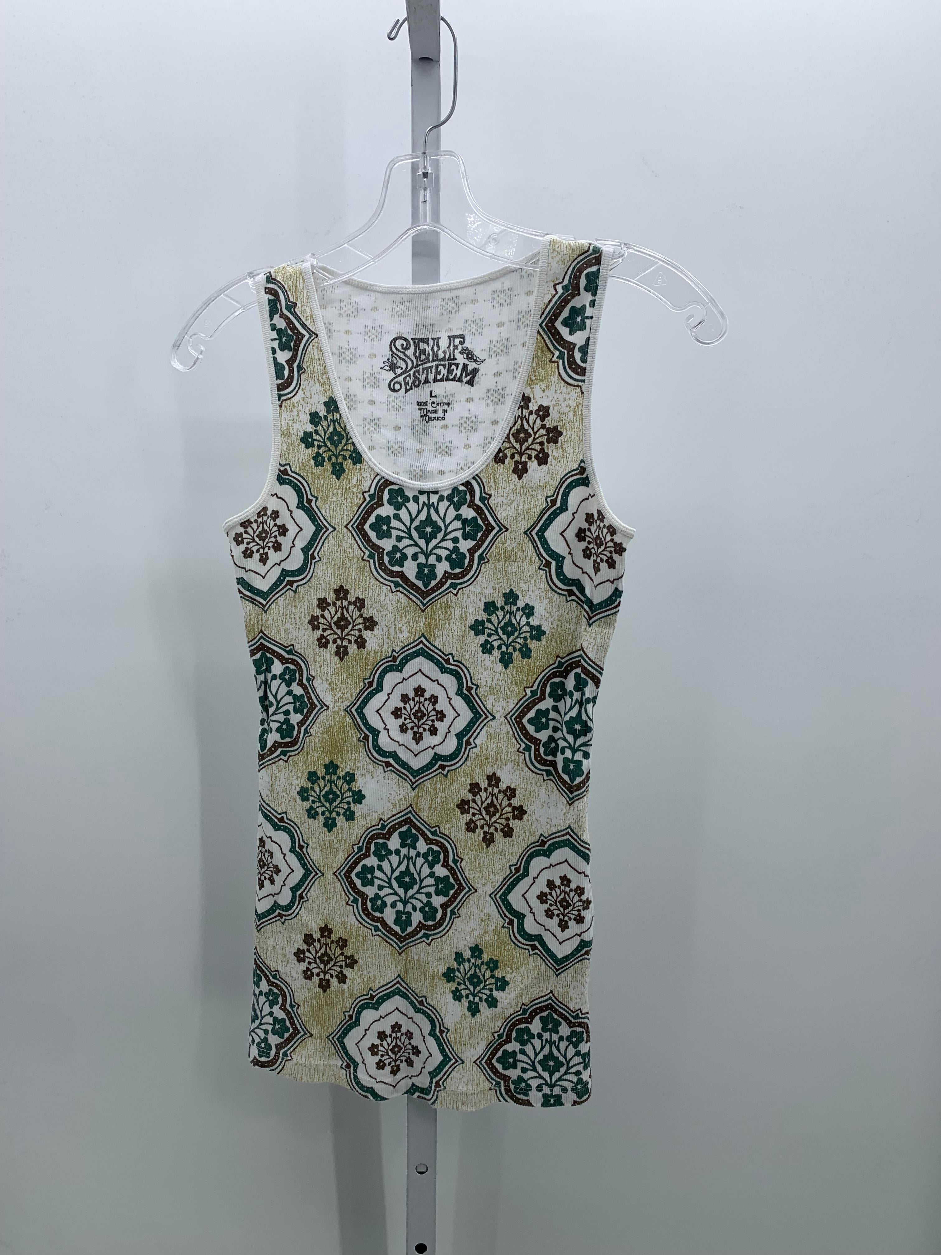 Self Esteem Size Large Juniors Tank