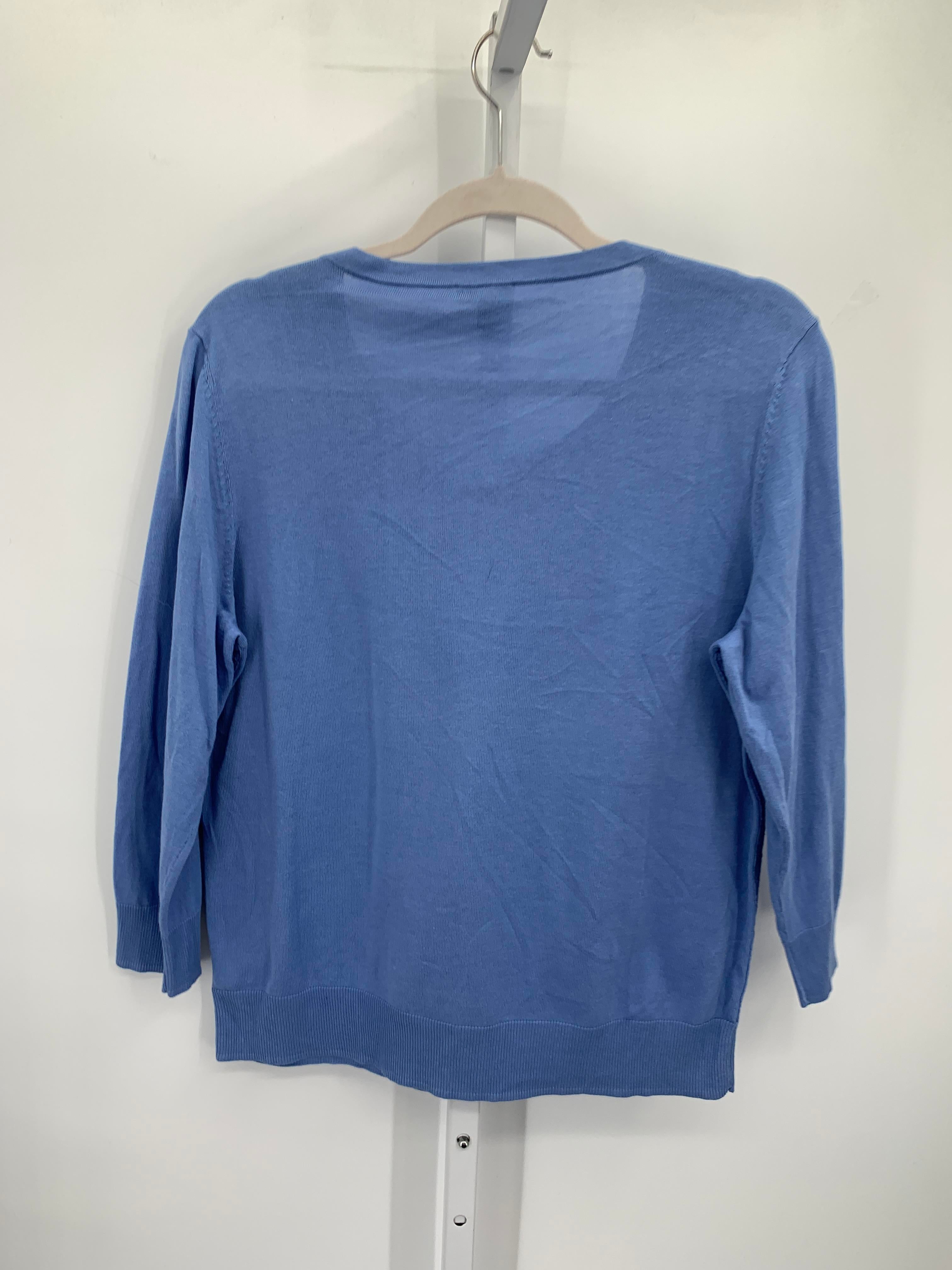 Talbots Size Large Misses 3/4 Sleeve Sweater