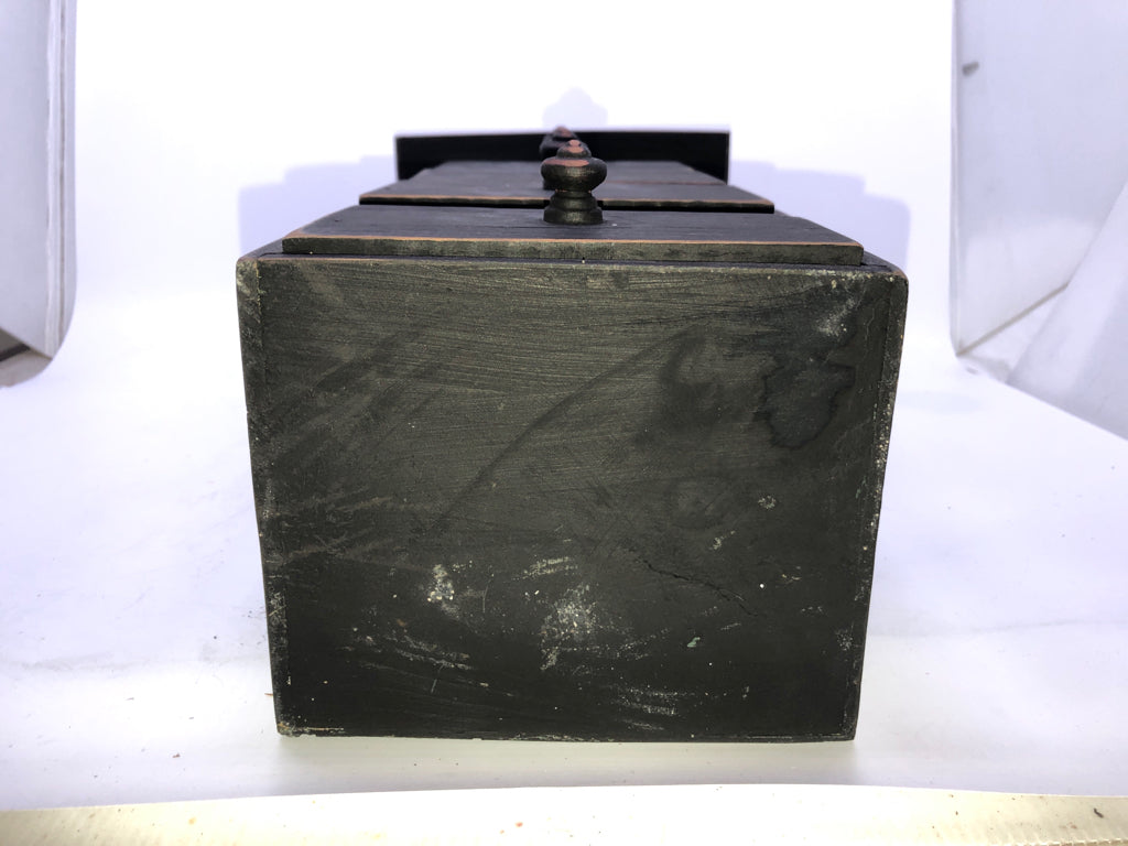 SM BLACK APOTHECARY CABINET.