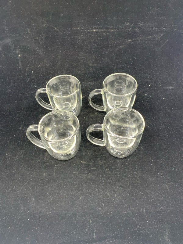 4 BRANDANI ESPRESSO MUGS.