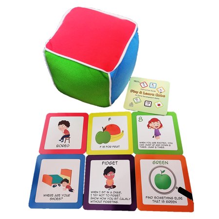 Thought-Spot Play & Learn Cube for Preschool Motor Skills  Alphabet  Letters  Co