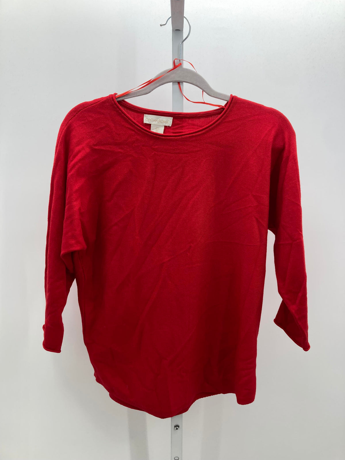 Cynthia Rowley Size Large Misses 3/4 Sleeve Sweater